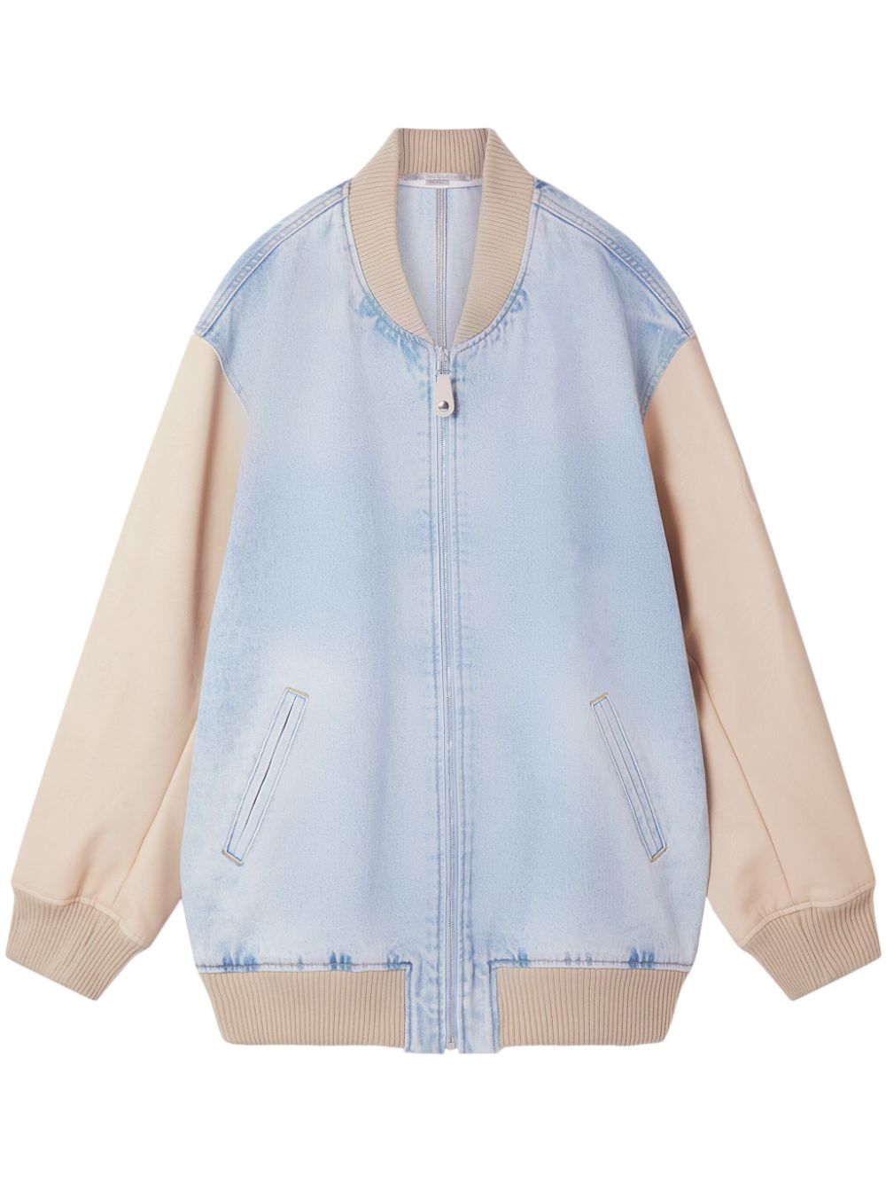 Stella McCartney Bomberjacke mit Jeanseinsätzen - Blau von Stella McCartney