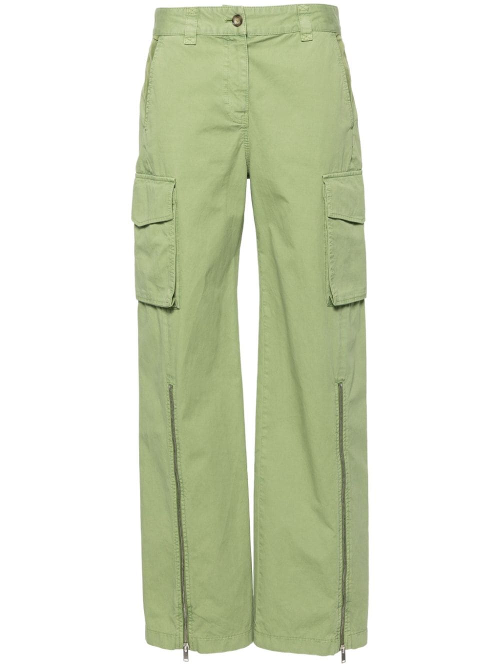 Stella McCartney Cargohose mit geradem Bein - Grün von Stella McCartney