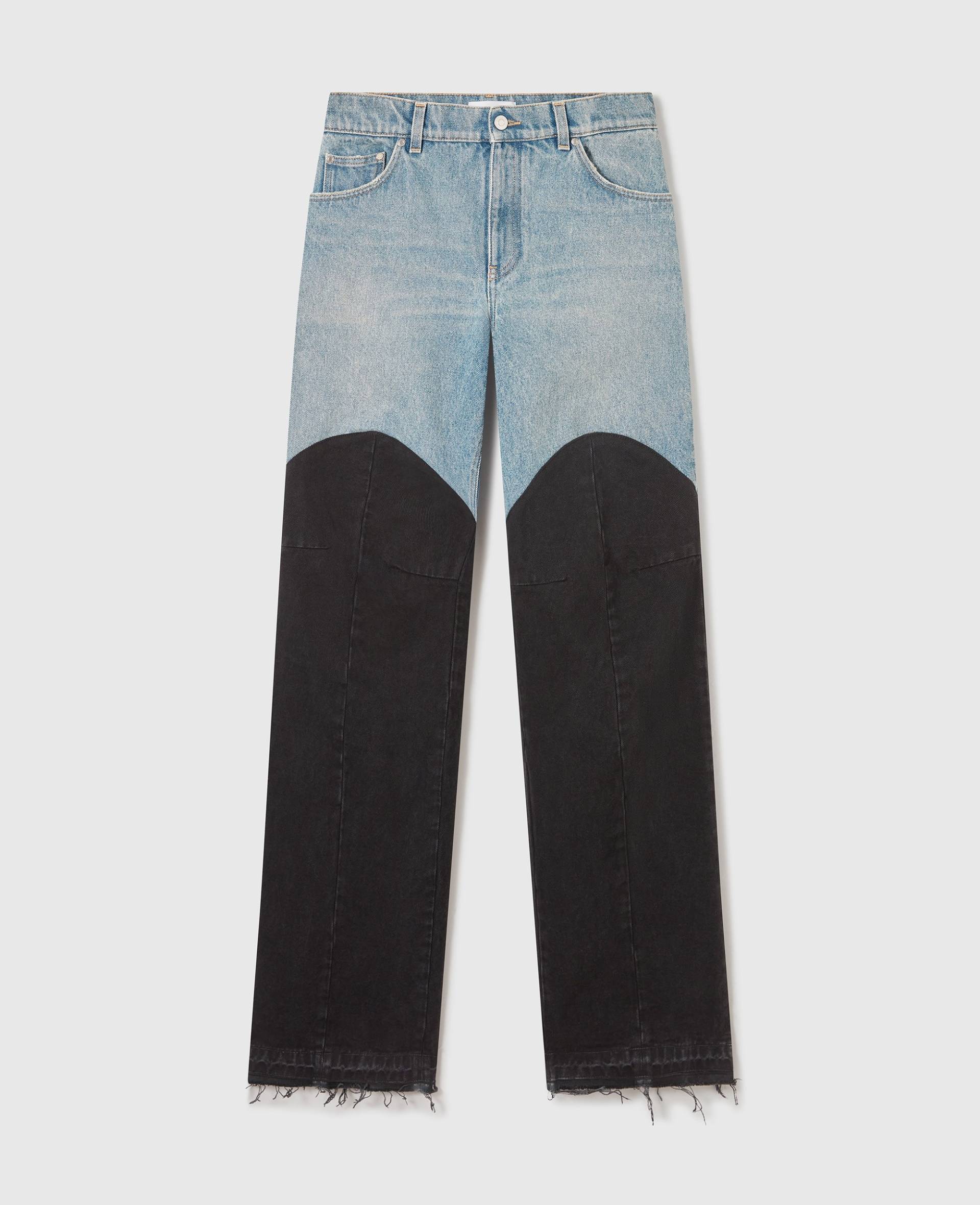 Stella McCartney - Denim-Jeans mit Patchwork, Frau, Blau, Größe: 26 von Stella McCartney