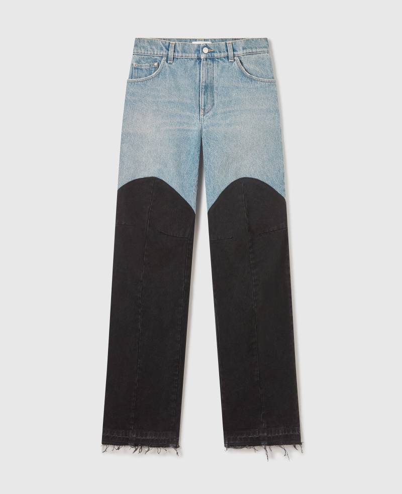 Stella McCartney - Denim-Jeans mit Patchwork, Frau, Blau, Größe: 27 von Stella McCartney