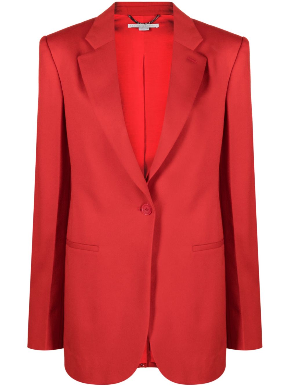 Stella McCartney Einreihiger Blazer - Rot von Stella McCartney