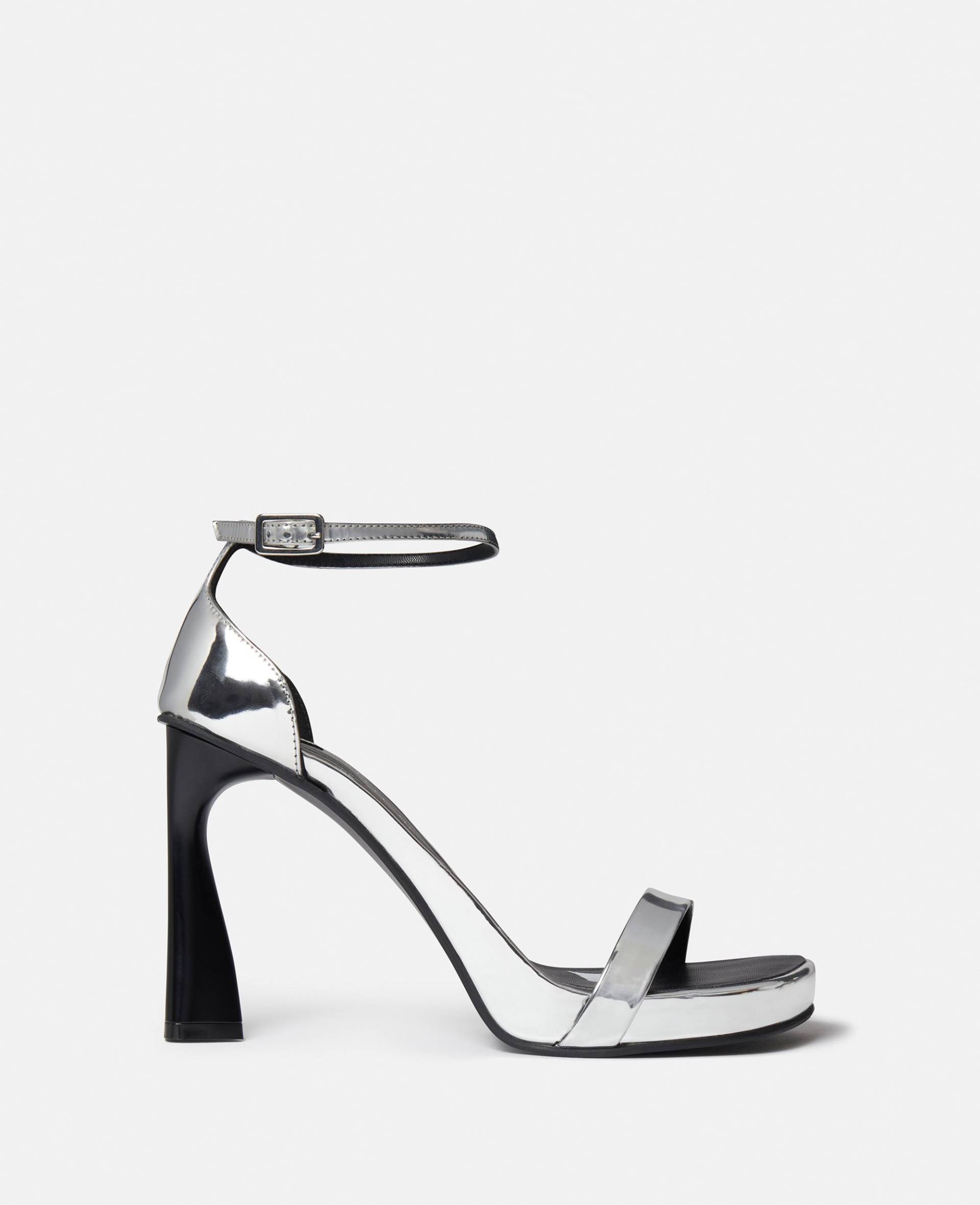 Stella McCartney - Elsa Verspiegelte Sandaletten, Frau, Silber, Größe: 35h von Stella McCartney