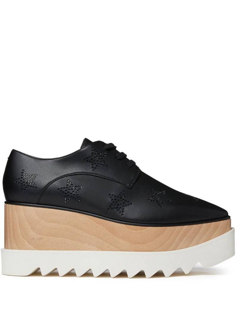 Stella McCartney Elyse Crystal Star Oxford-Schuhe - Schwarz von Stella McCartney