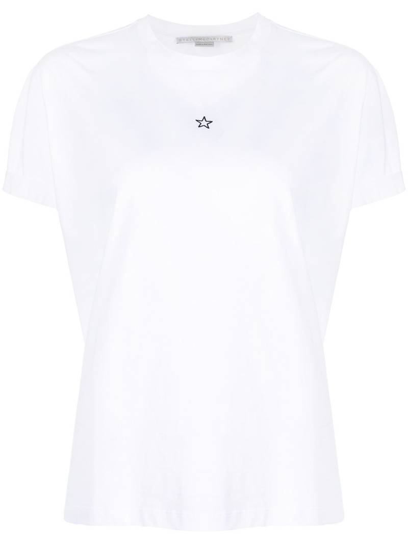 Stella McCartney T-Shirt mit Sternstickerei - Weiß von Stella McCartney