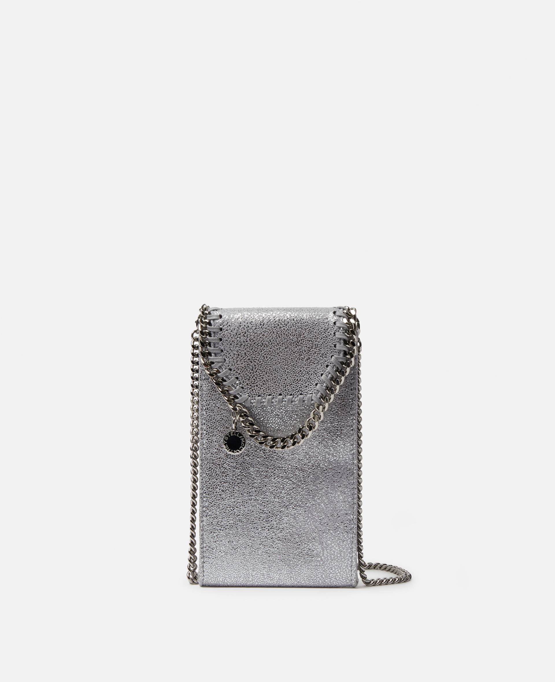 Stella McCartney - Falabella Handyetui zum Umhängen, Frau, Silber von Stella McCartney