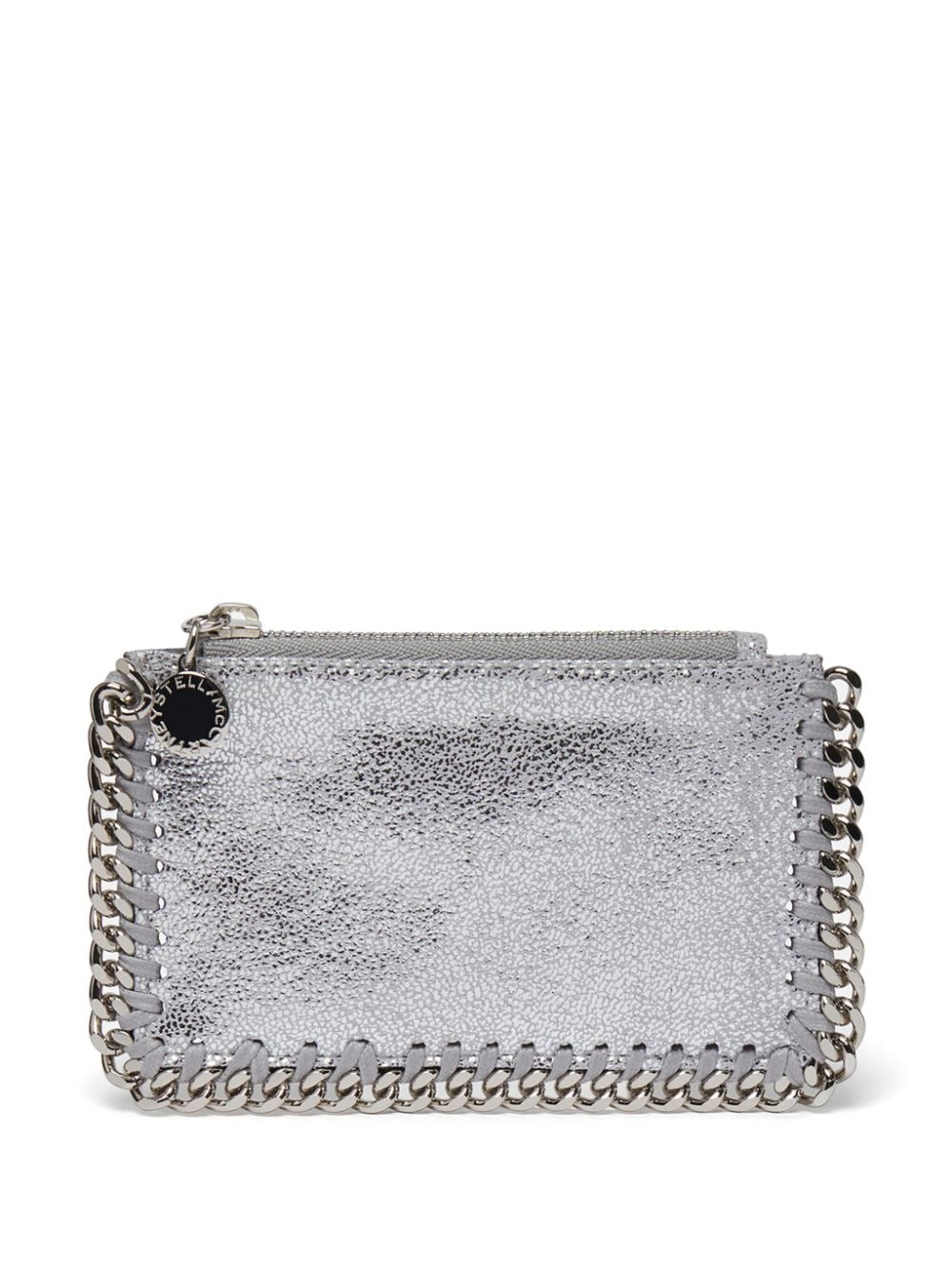 Stella McCartney Falabella Kartenetui mit Kettendetail - Silber von Stella McCartney