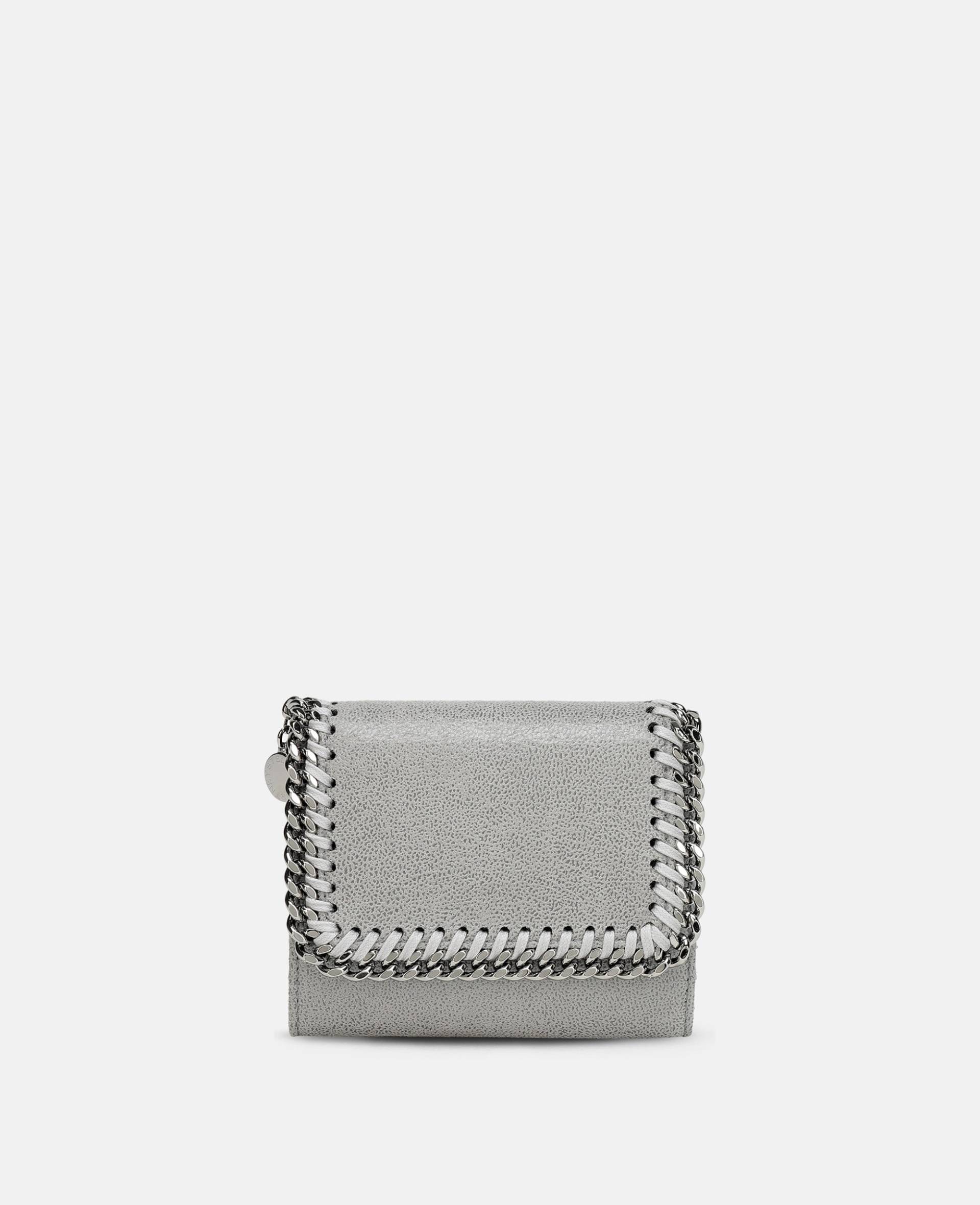 Stella McCartney - Falabella Kleines Portemonnaie mit Umschlag, Frau, LIGHT GREY von Stella McCartney