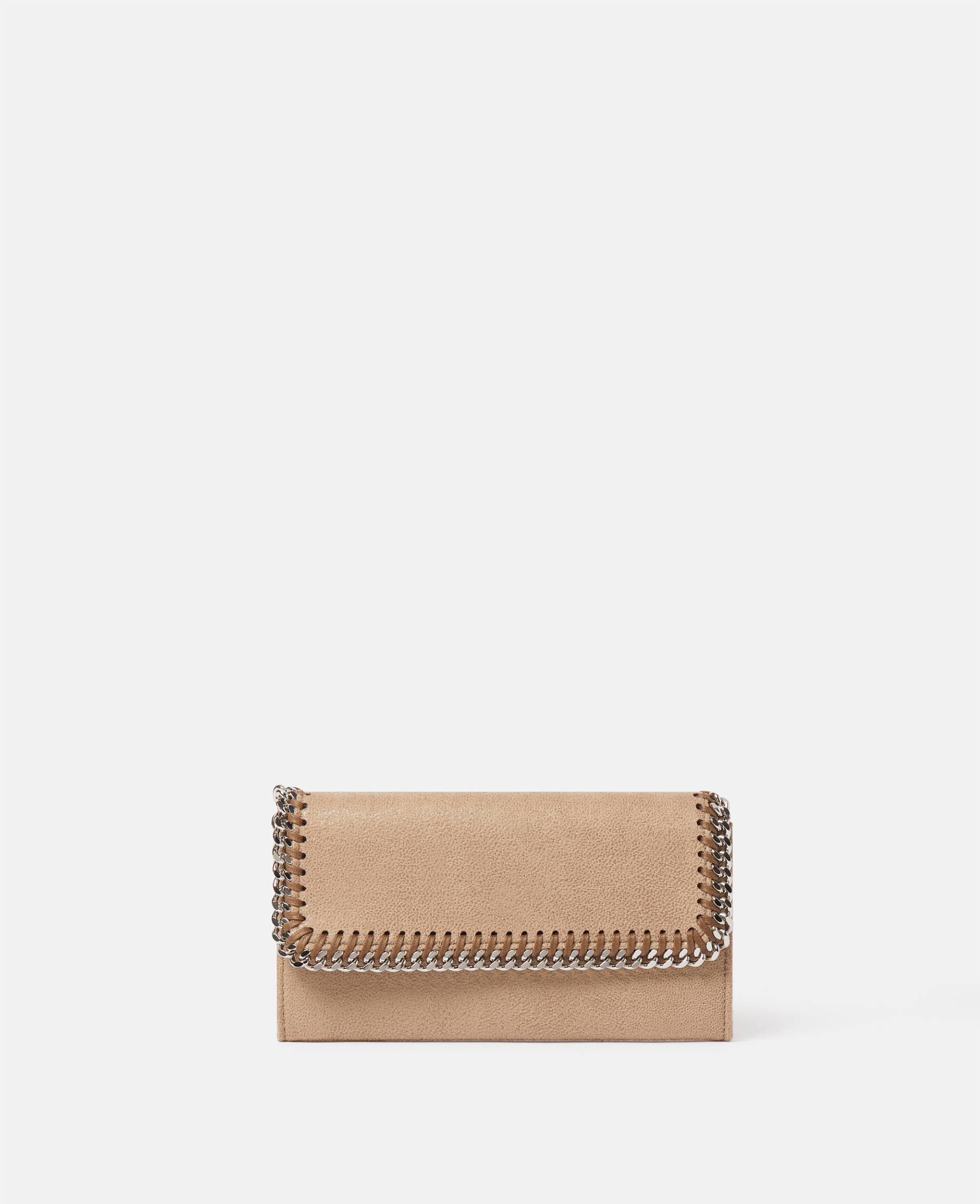 Stella McCartney - Falabella Portemonnaie mit Umschlag, Frau, Toffee brown von Stella McCartney