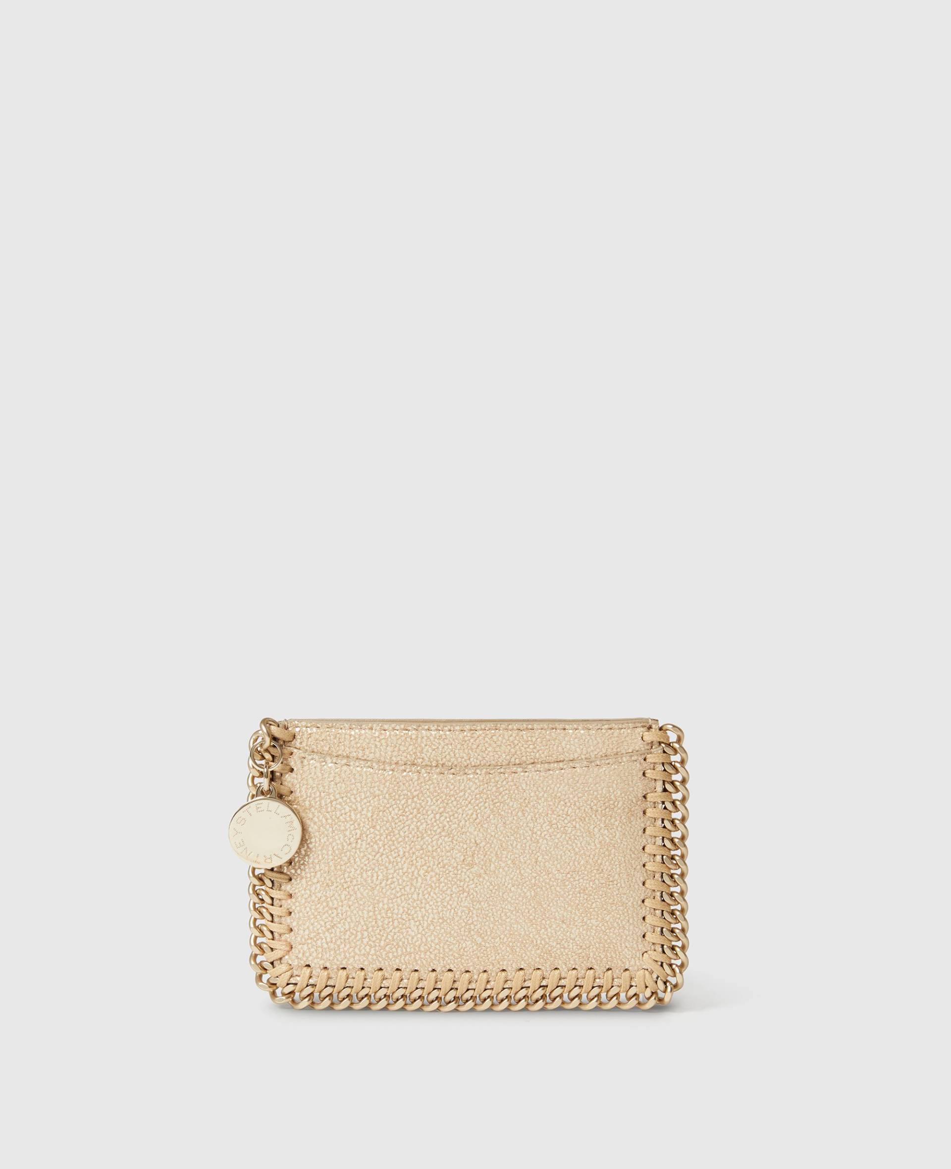 Stella McCartney - Falabella Slip Kartenetui, Frau, Goldfarben von Stella McCartney