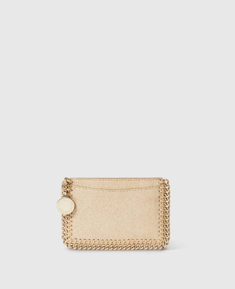 Stella McCartney - Falabella Slip Kartenetui, Frau, Goldfarben von Stella McCartney