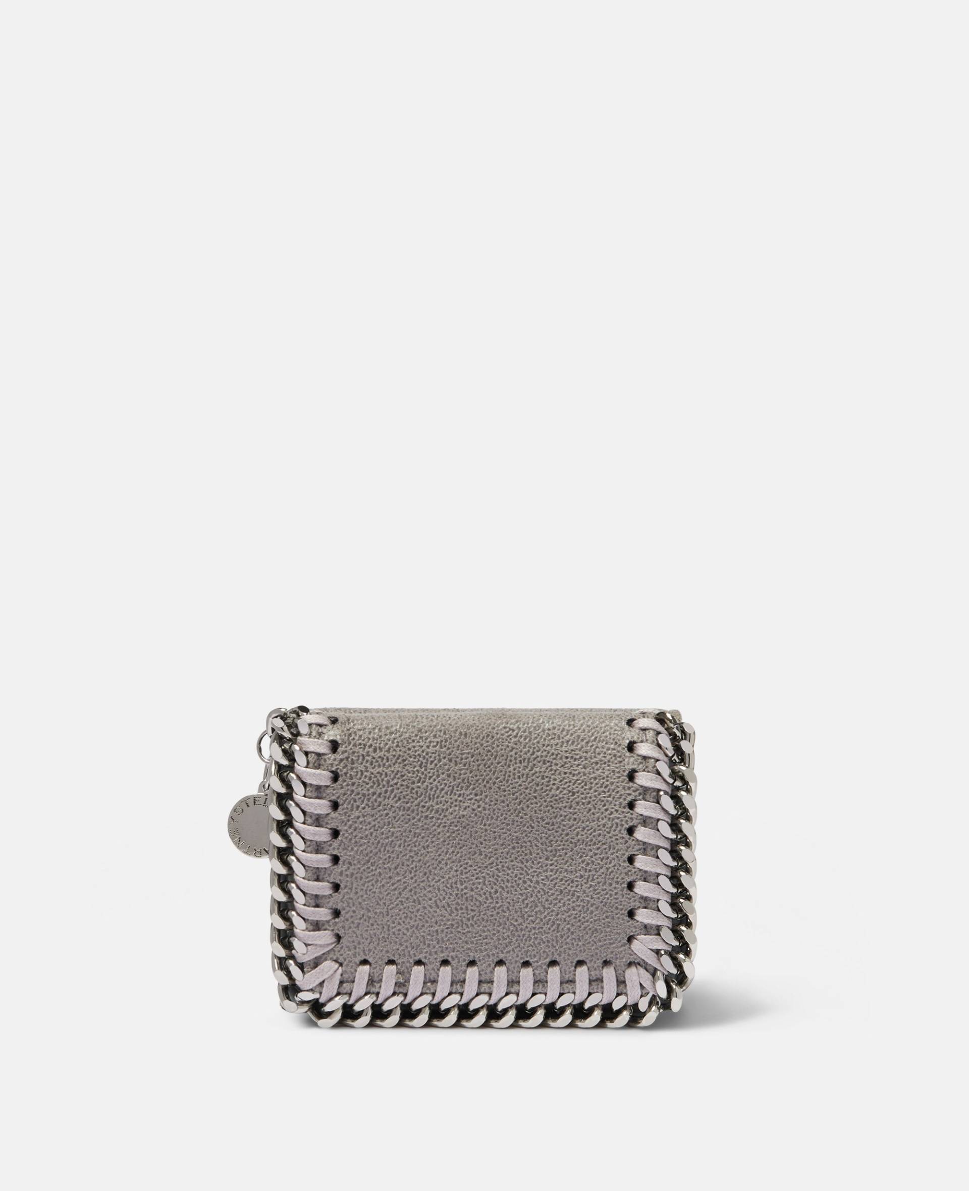 Stella McCartney - Falabella Tri-Fold Wallet, Frau, Grey von Stella McCartney