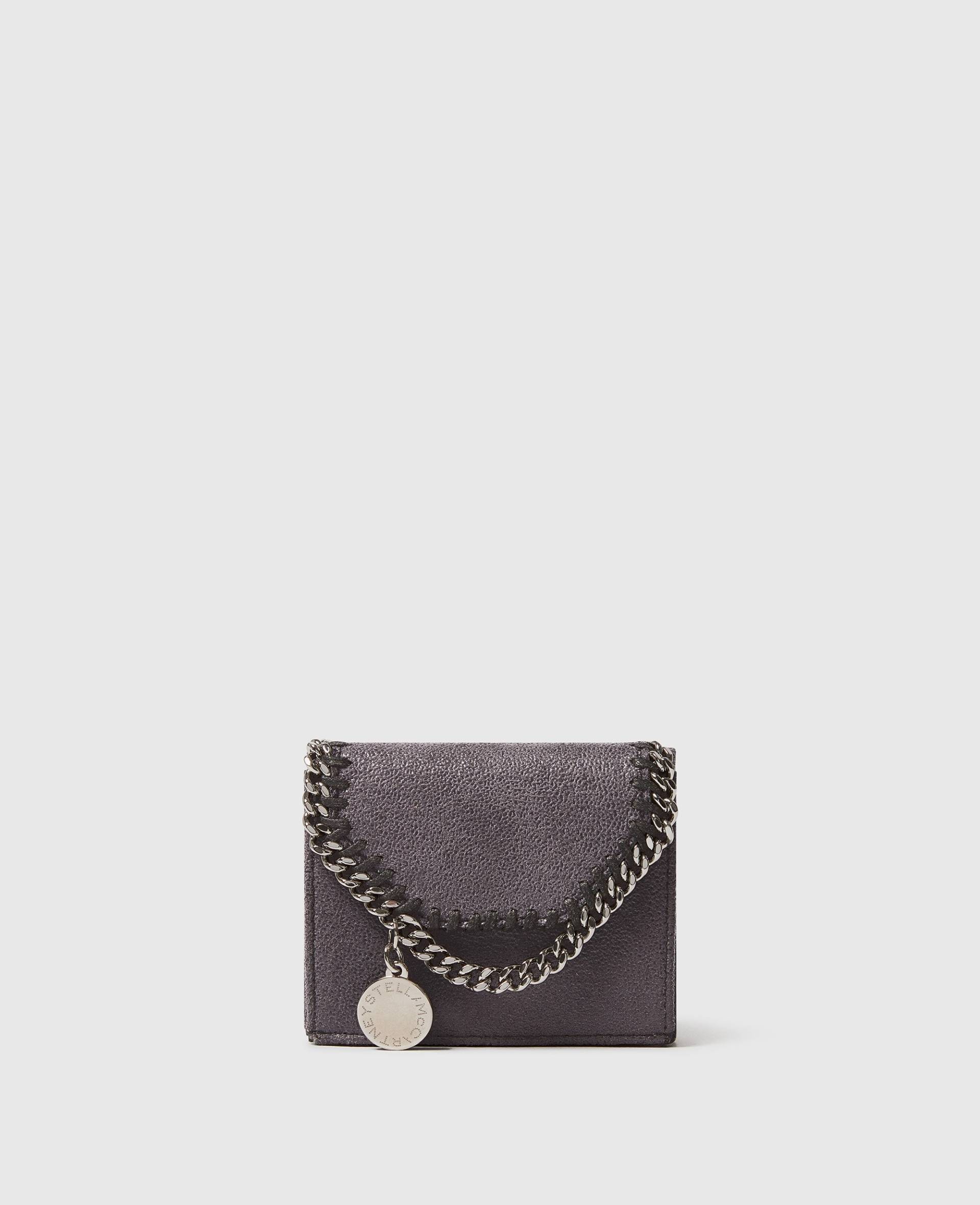 Stella McCartney - Falabella Tri-Fold Wallet, Frau, Rindenbraun von Stella McCartney