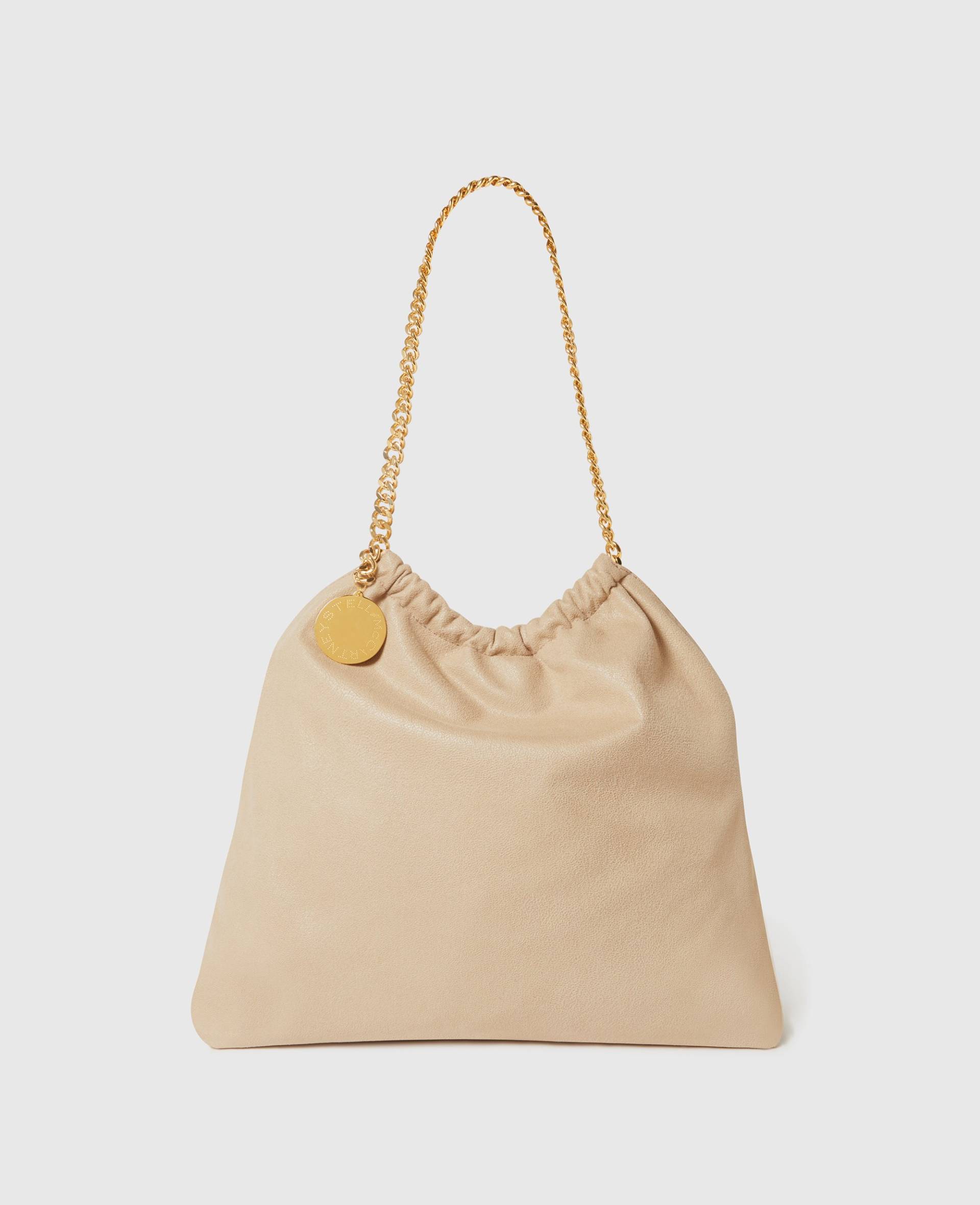 Stella McCartney - Falabella Umhängetasche mit Kordelzug, Frau, Buttercreme von Stella McCartney