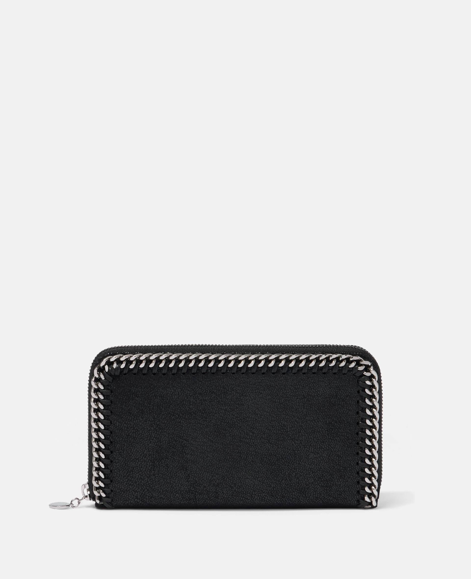 Stella McCartney - Falabella Zip Continental Wallet, Frau, Black von Stella McCartney