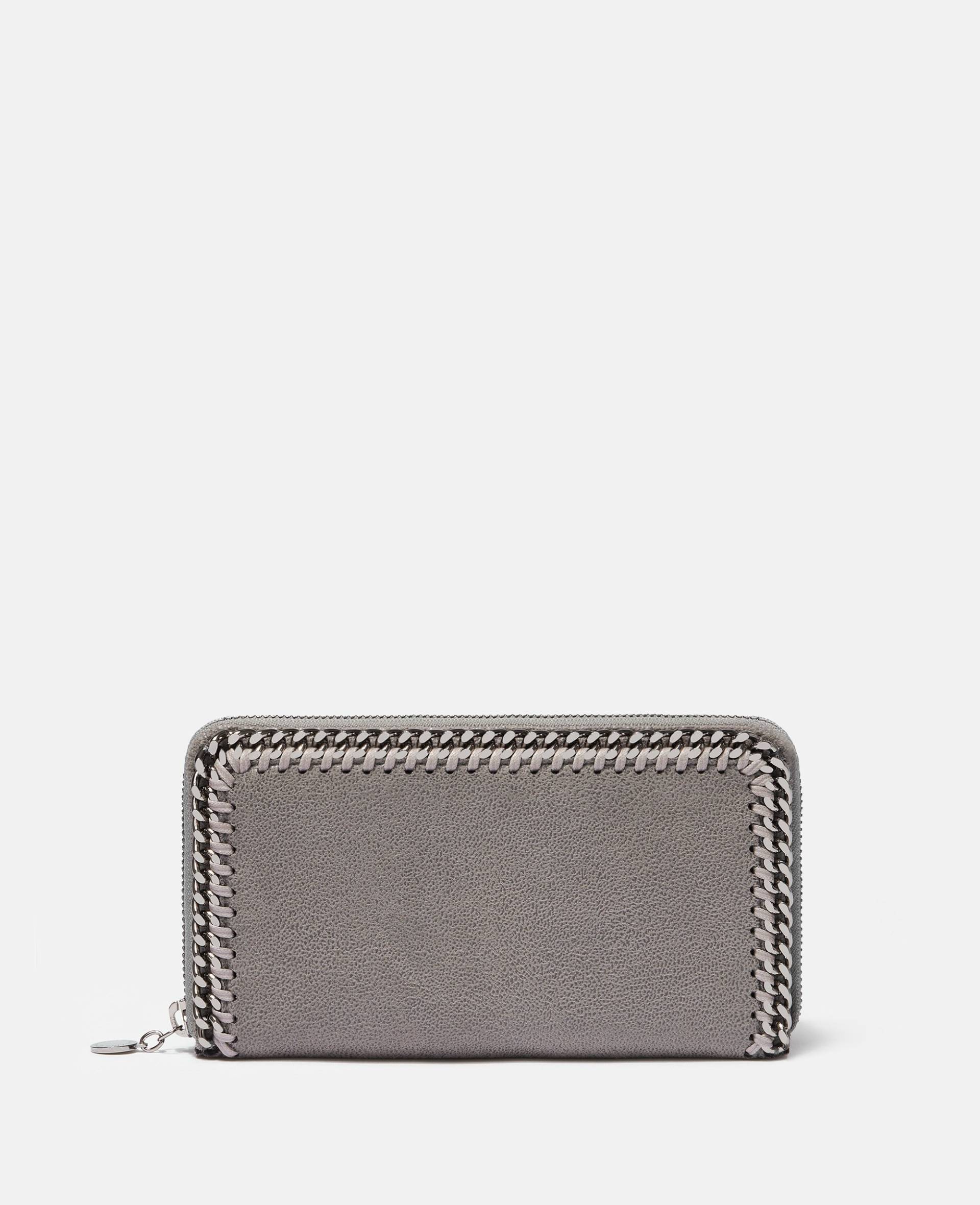 Stella McCartney - Falabella Zip Continental Wallet, Frau, Grey von Stella McCartney