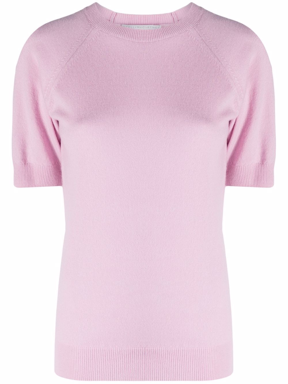 Stella McCartney Fein gestricktes T-Shirt - Rosa von Stella McCartney