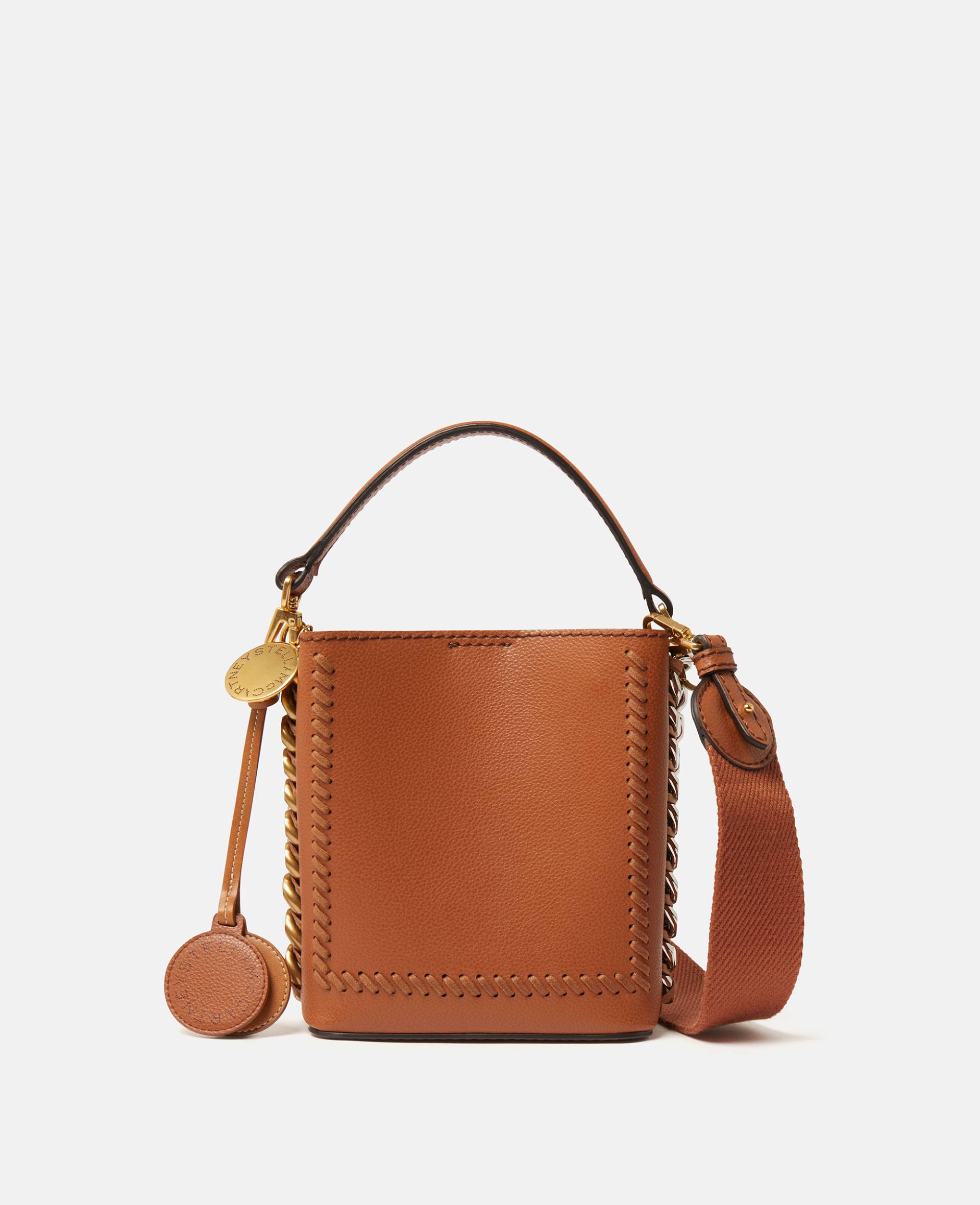 Stella McCartney - Frayme MIRUM Mini Square Bucket Bag, Frau, Brandy von Stella McCartney