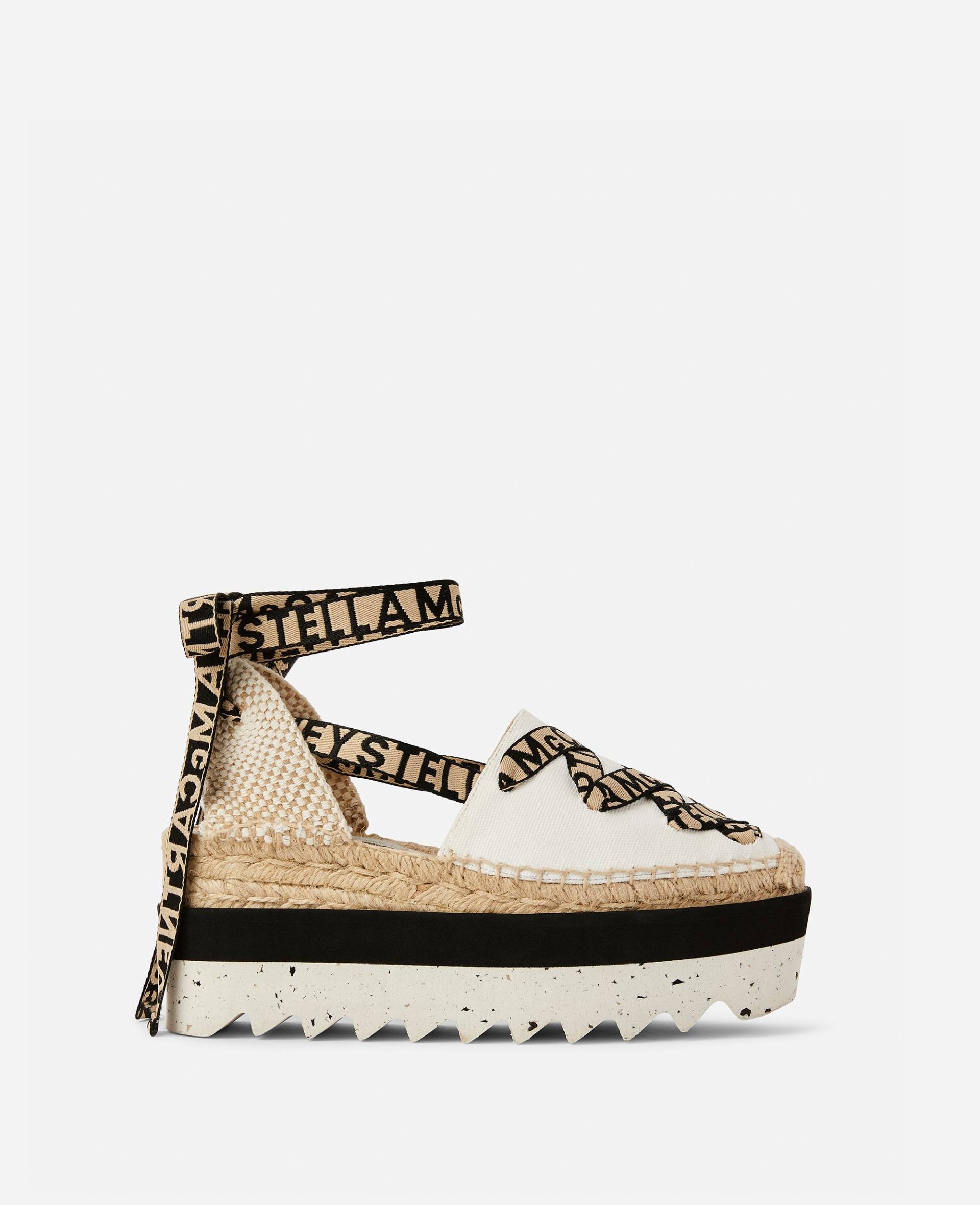 Stella McCartney - Gaia Espadrilles mit Plateausohle, Frau, Weiß, Größe: 36 von Stella McCartney