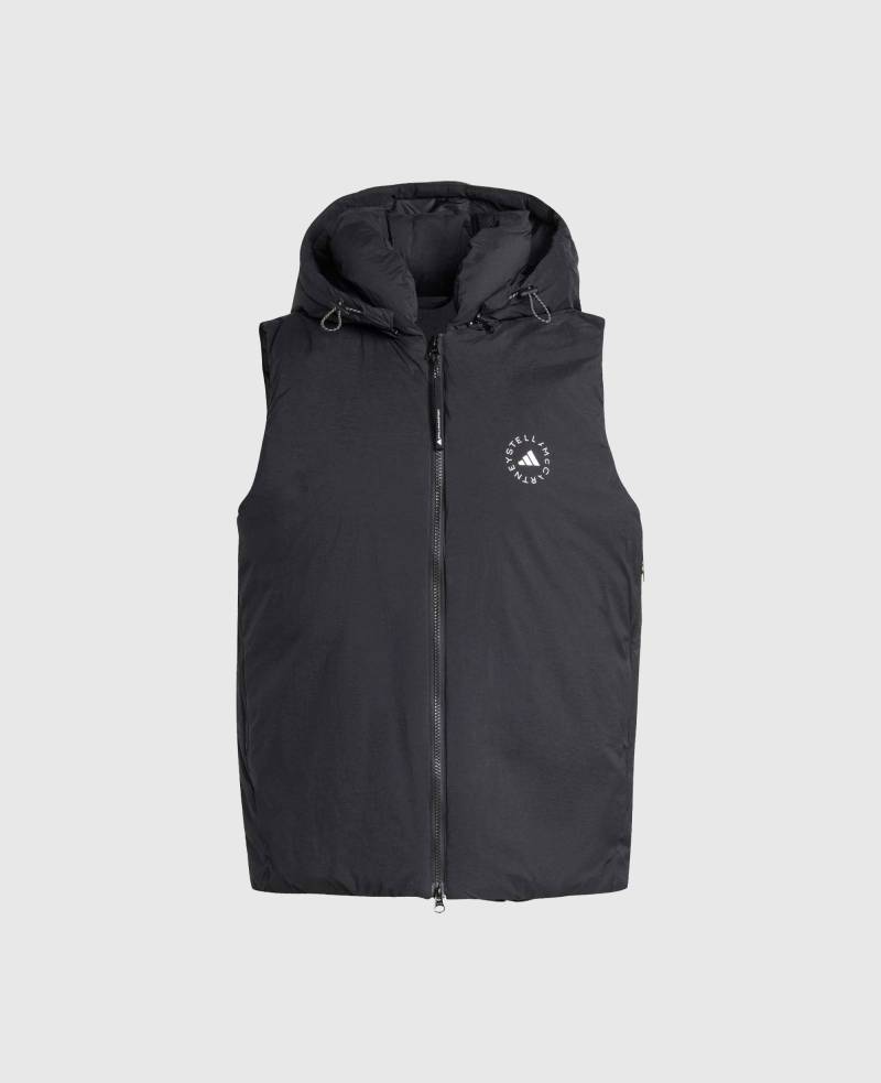 Stella McCartney - Gepolsterte TrueNature Kapuzenweste, Frau, Schwarz, Größe: XS Stella McCartney - Gepolsterte TrueNature Kapuzenweste, Frau, Schwarz, Größe: XS von Stella McCartney
