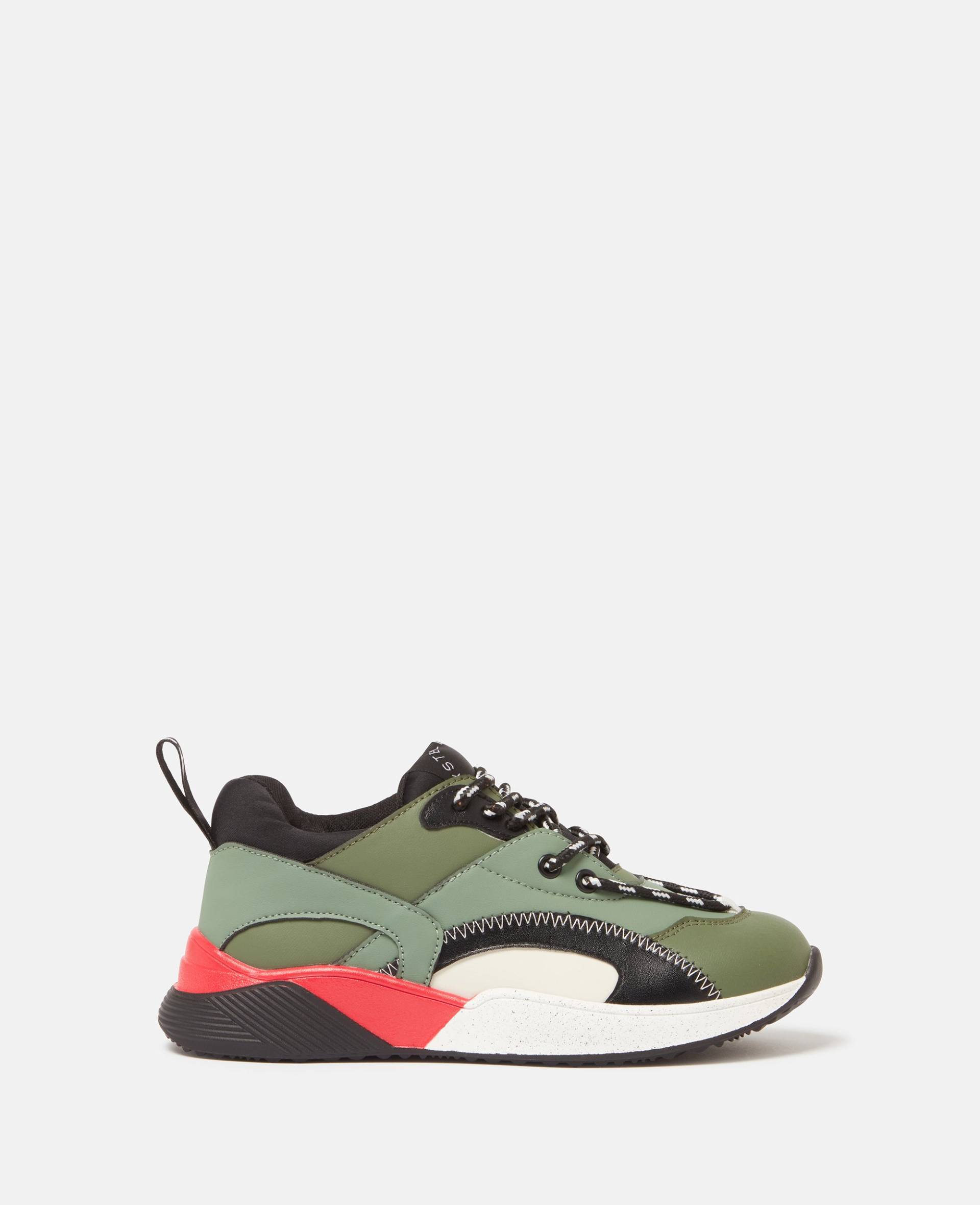 Stella McCartney - Geschnürte Turnschuhe mit Schriftzug, Mehrfarbig, Größe: 35 Stella McCartney - Geschnürte Turnschuhe mit Schriftzug, Mehrfarbig, Größe: 35 von Stella McCartney