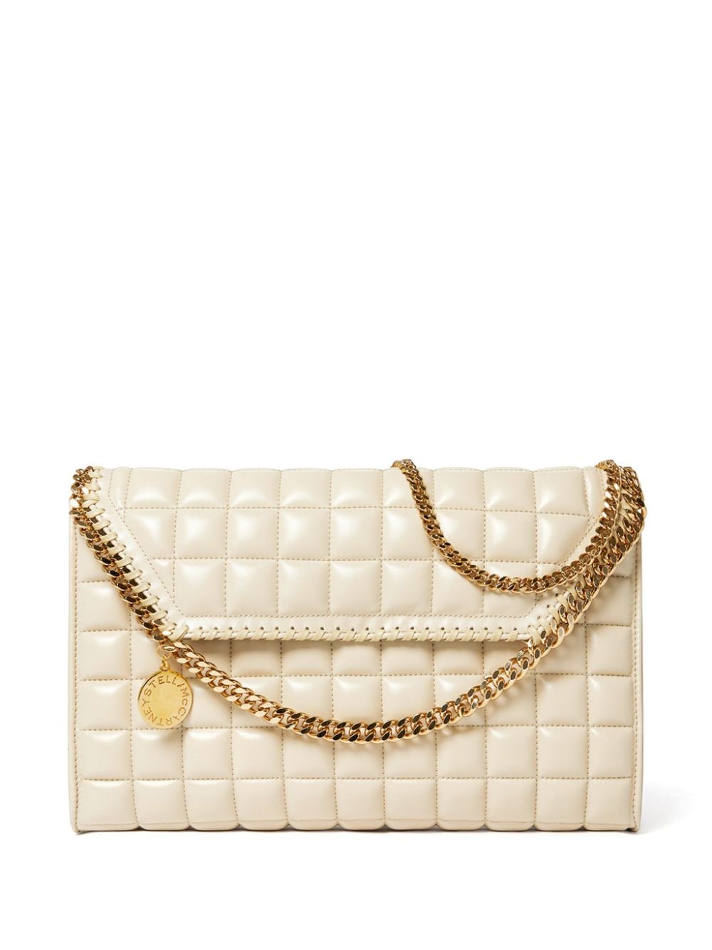 Stella McCartney Gesteppte Falabella Schultertasche - Nude von Stella McCartney