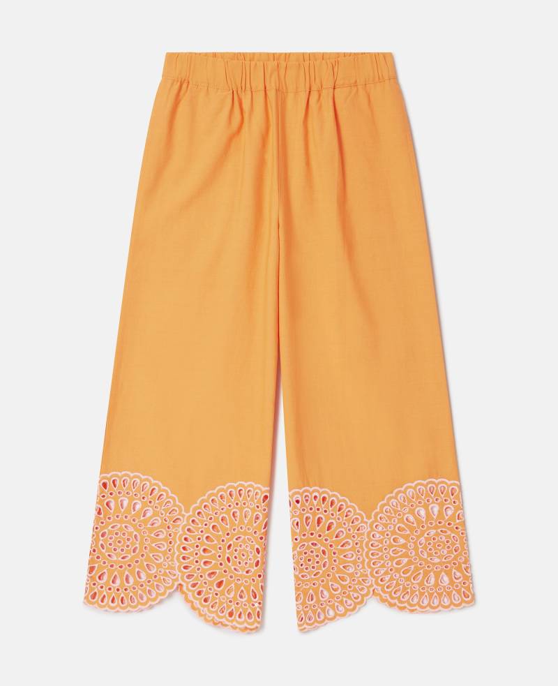 Stella McCartney - Hose mit Statement-Manschetten aus Popeline, , Größe: 2 von Stella McCartney
