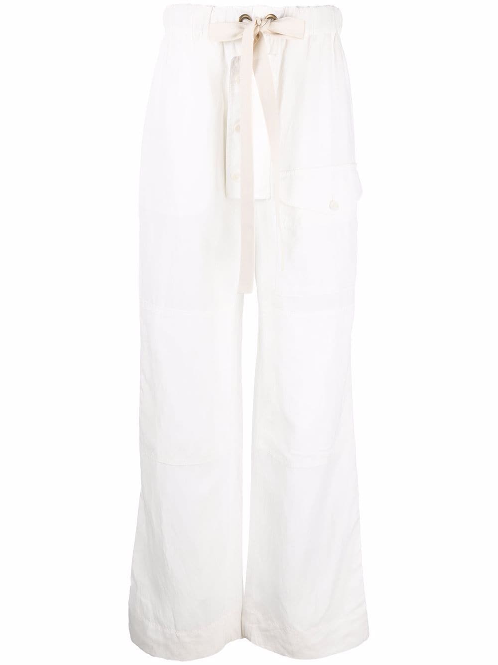 Stella McCartney Hose mit geradem Bein - Weiß von Stella McCartney