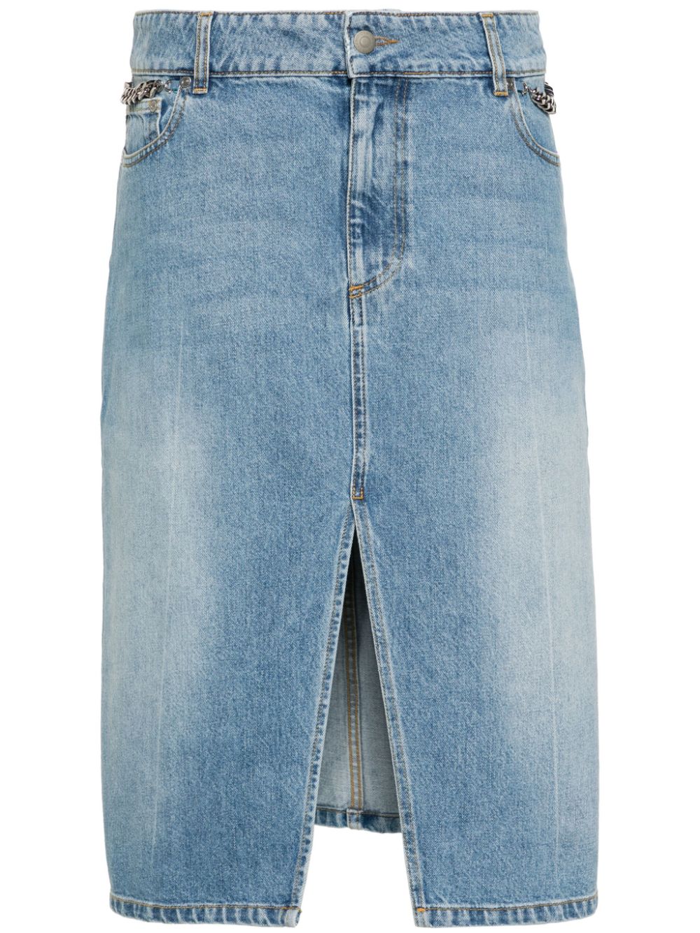 Stella McCartney Iconic Falabella Jeansrock - Blau von Stella McCartney