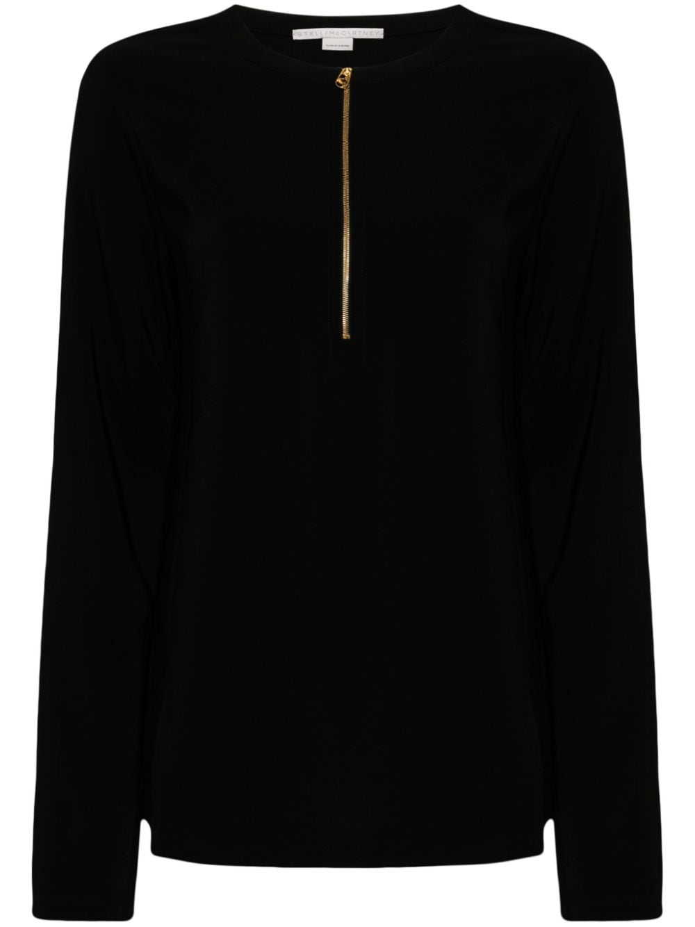 Stella McCartney Iconic Pullover mit Reißverschluss - Schwarz von Stella McCartney