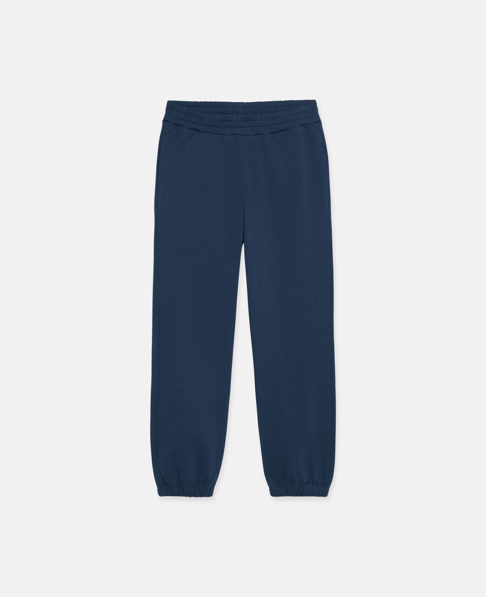 Stella McCartney - Jogginghose mit Logoscheibe, Frau, Marineblau, Größe: 6 von Stella McCartney