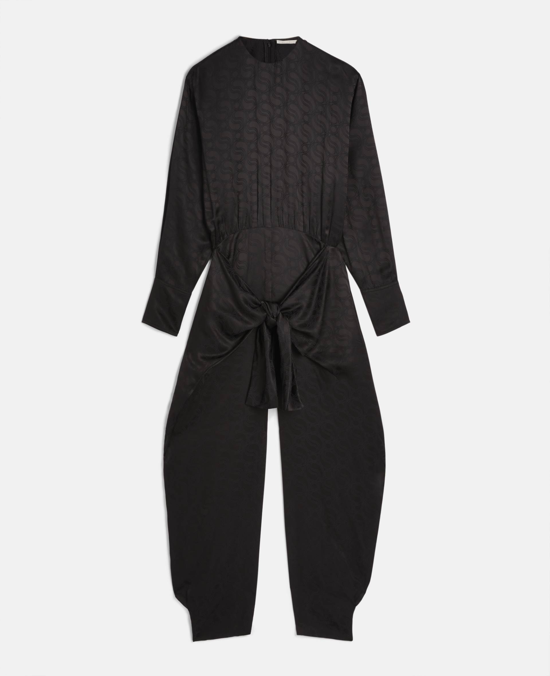 Stella McCartney - Jumpsuit mit Logo, Frau, Schwarz, Größe: 34 von Stella McCartney