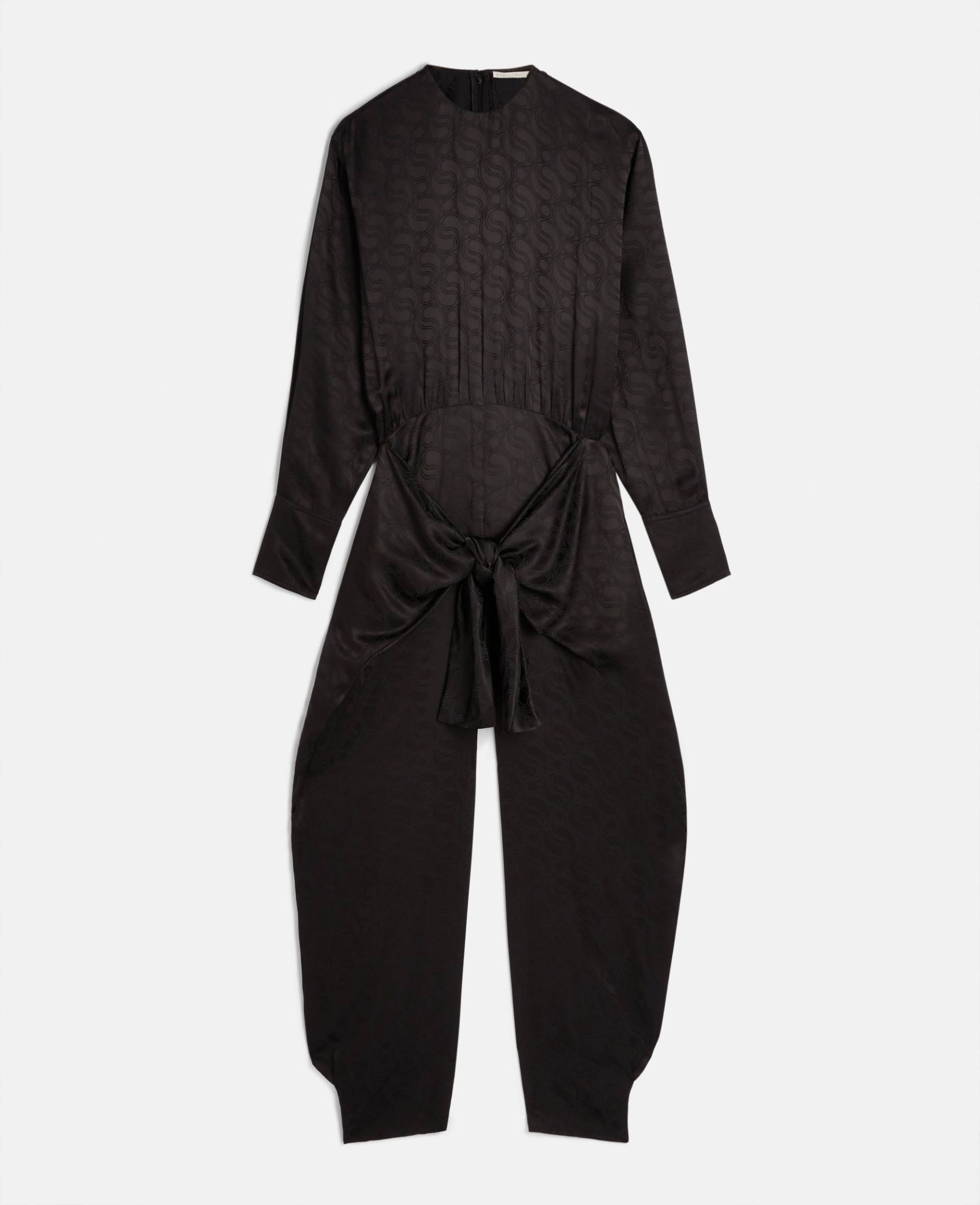 Stella McCartney - Jumpsuit mit Logo, Frau, Schwarz, Größe: 36 von Stella McCartney