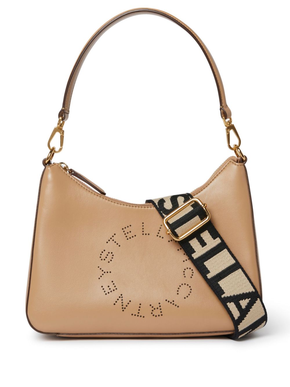 Stella McCartney Kleine Schultertasche mit Logo - Braun von Stella McCartney