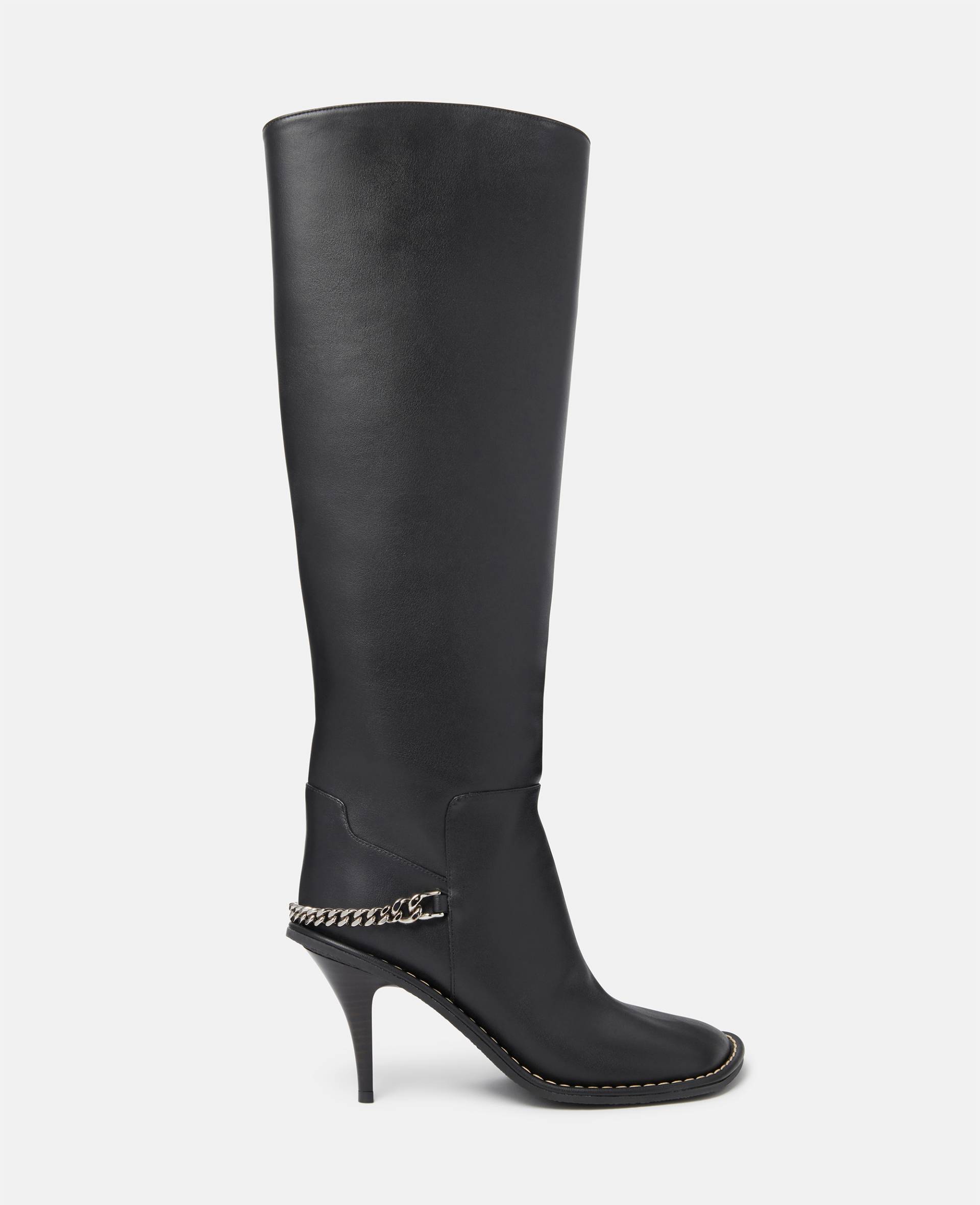 Stella McCartney - Kniehohe Stiletto-Stiefel Ryder, Frau, Schwarz, Größe: 35h von Stella McCartney