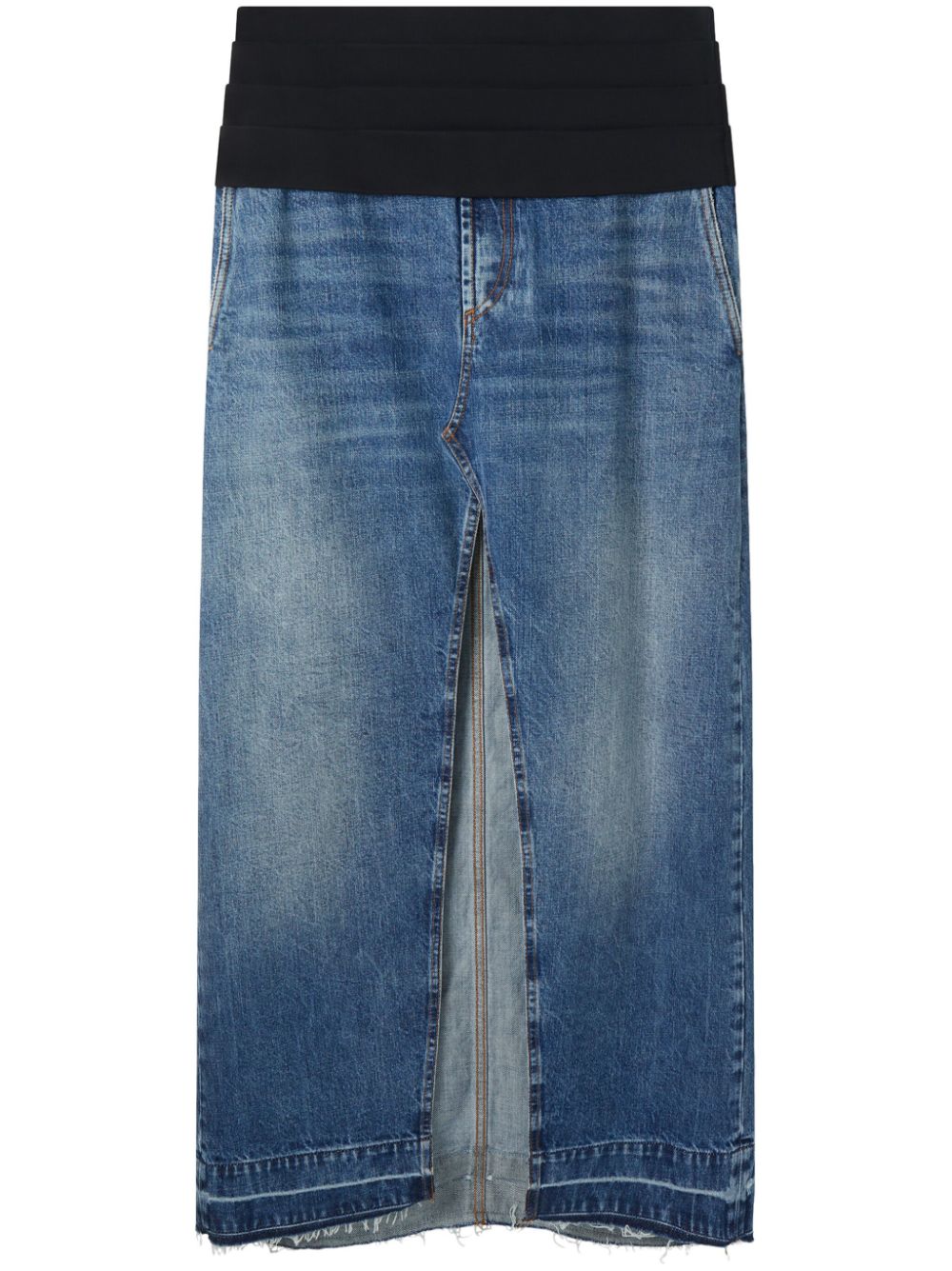 Stella McCartney Langer Jeansrock - Blau von Stella McCartney