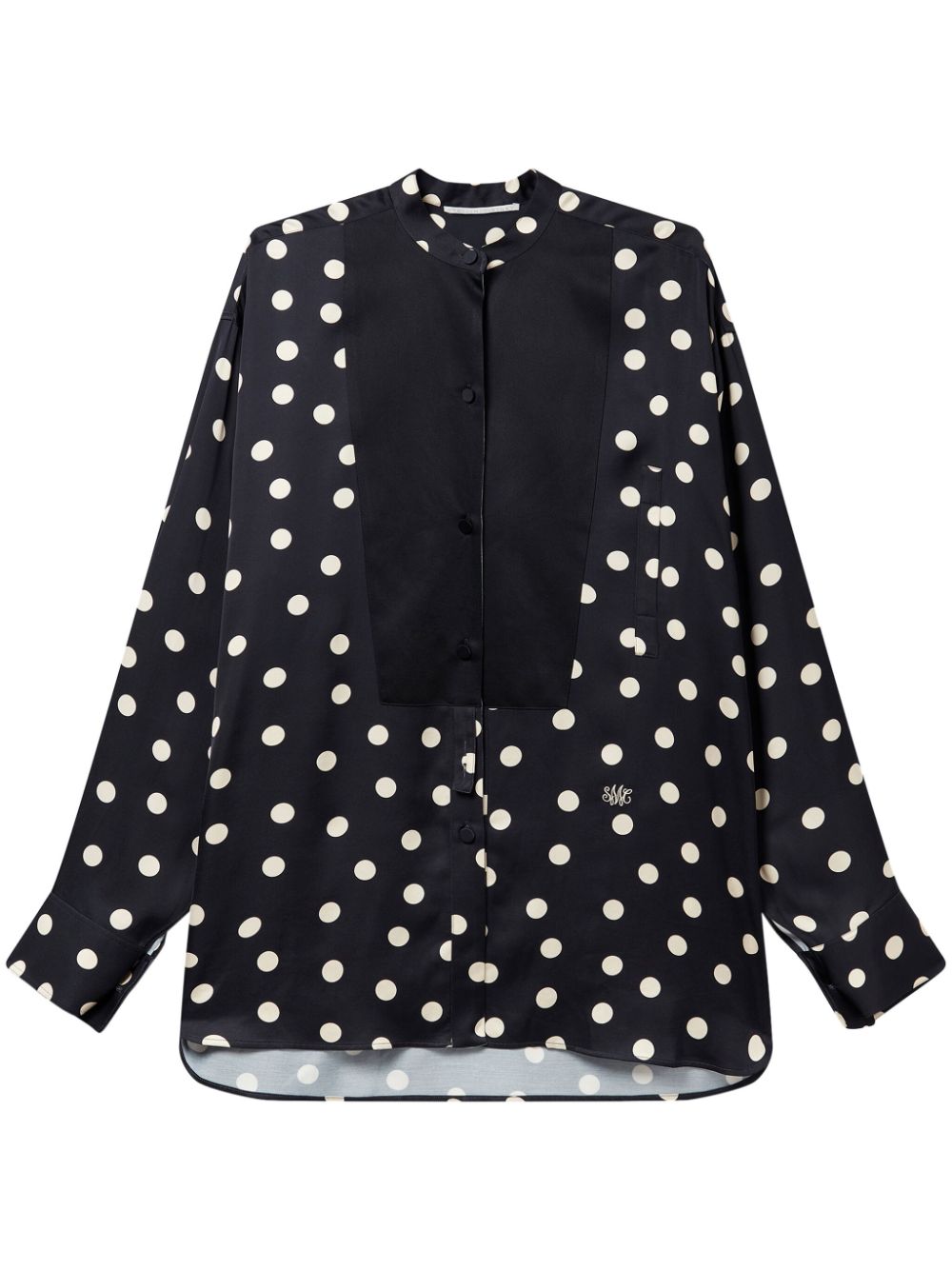 Stella McCartney Latzbluse mit Polka Dots - Schwarz von Stella McCartney