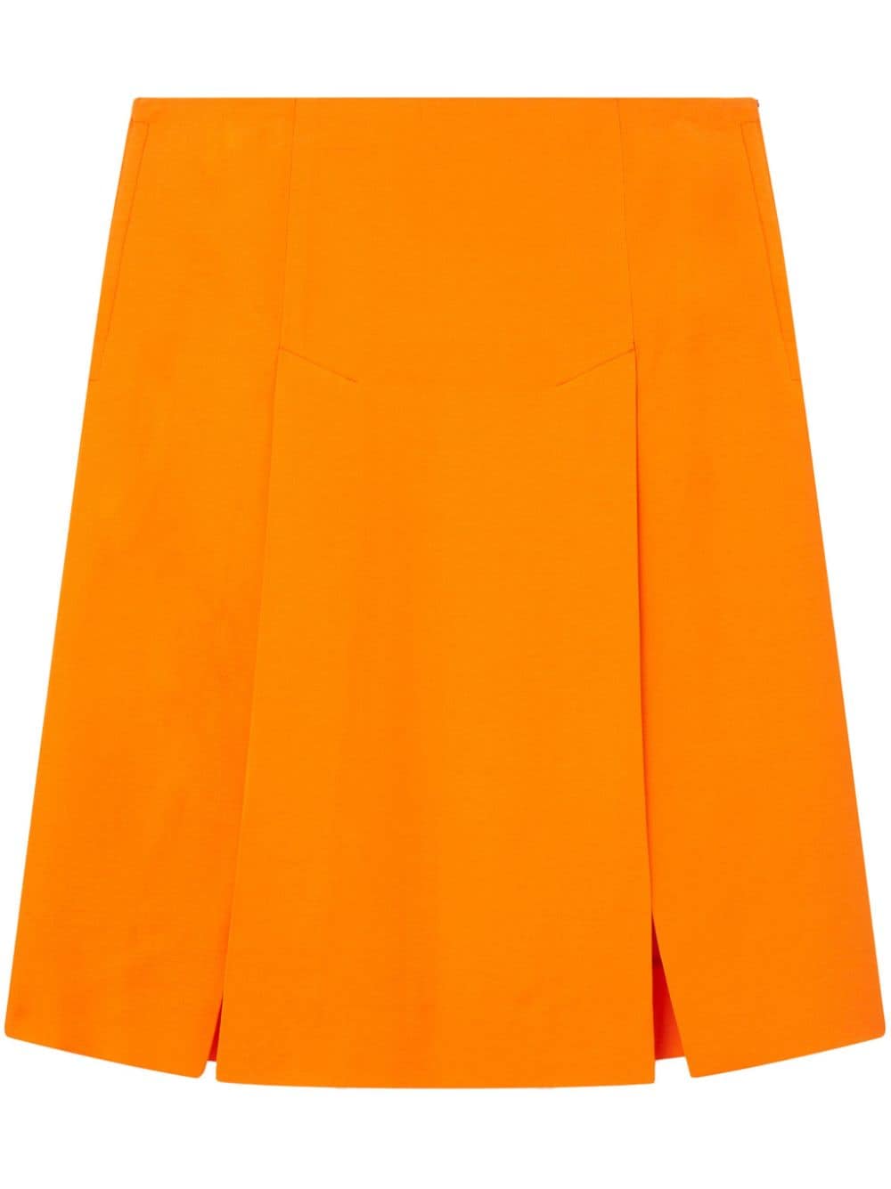 Stella McCartney Leichter Midirock mit Schlitz - Orange von Stella McCartney