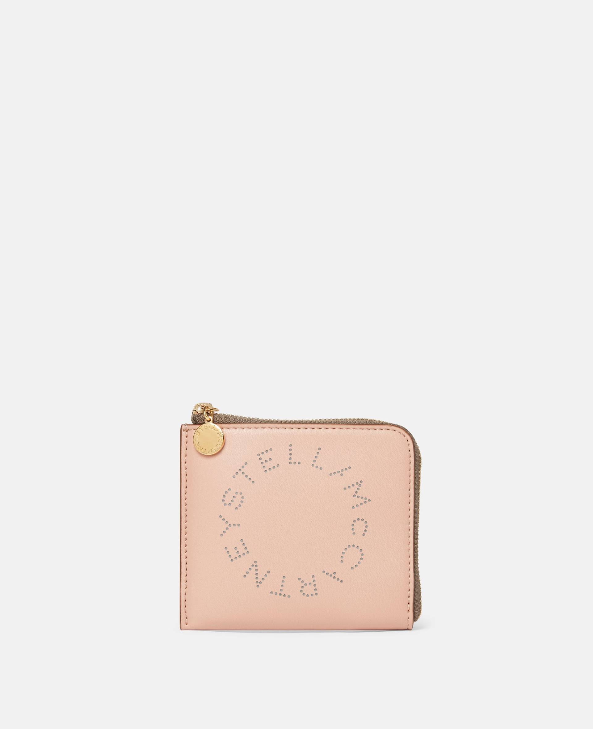 Stella McCartney - Logo-Kartenetui mit Reißverschluss, Frau, BLUSH von Stella McCartney