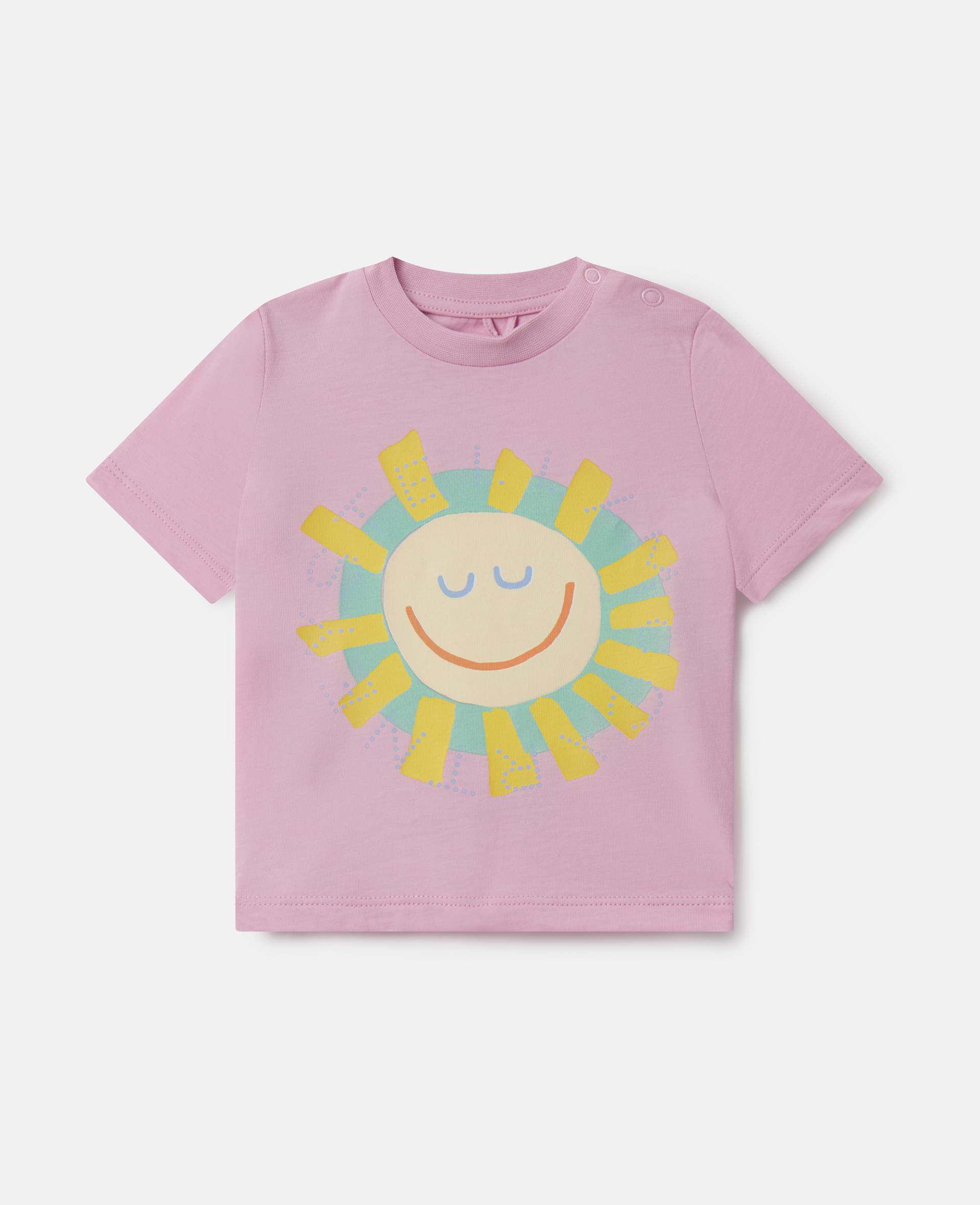 Stella McCartney - Medallion Logo Sunshine Sweatshirt, Frau, Pink, Größe: 12m von Stella McCartney