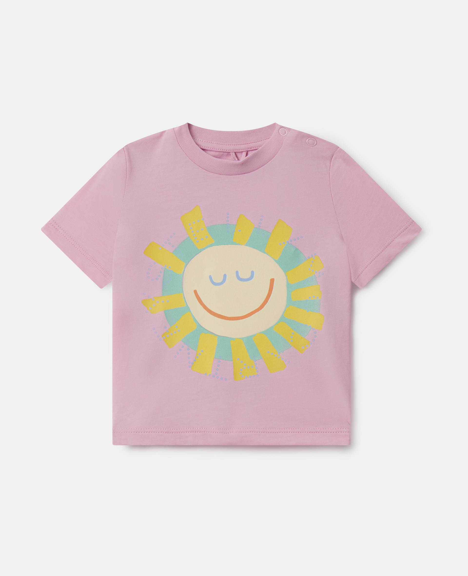 Stella McCartney - Medallion Logo Sunshine Sweatshirt, Frau, Pink, Größe: 6m von Stella McCartney