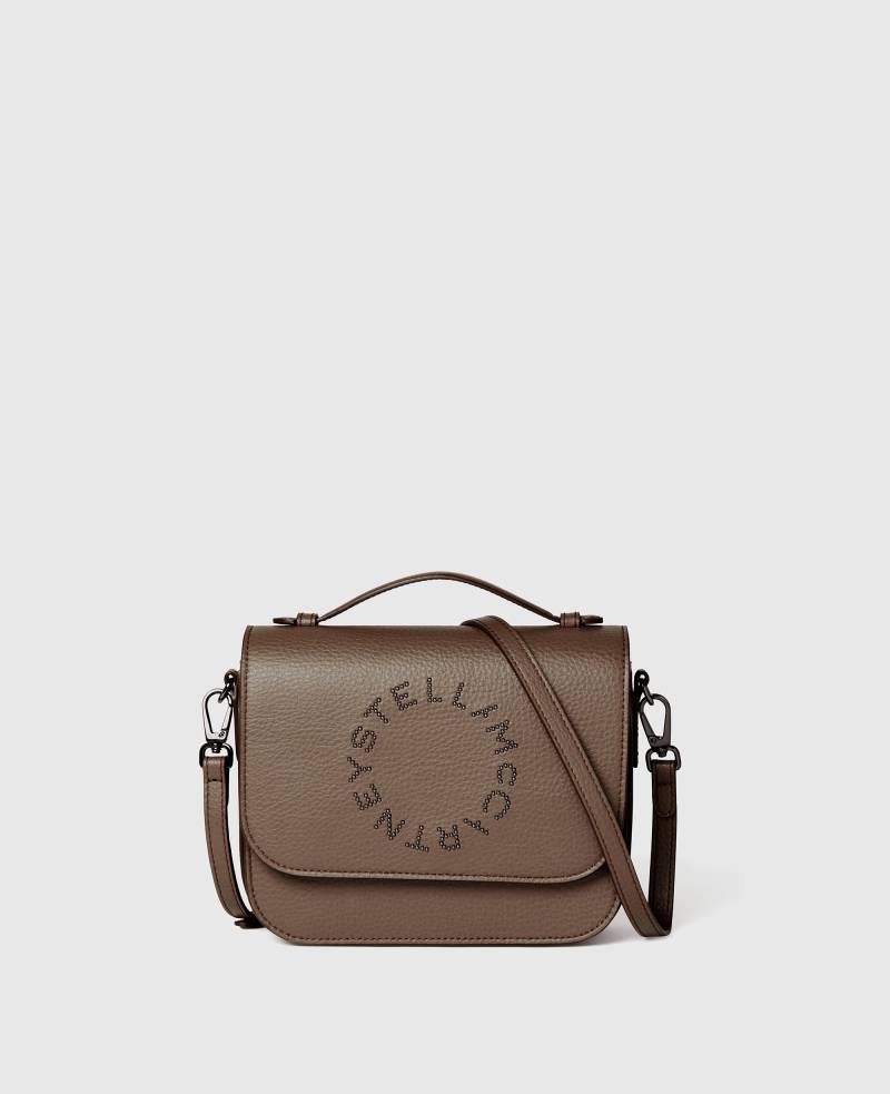 Stella McCartney - Messenger-Umhängetasche mit Logo, Frau, Aschgrau von Stella McCartney
