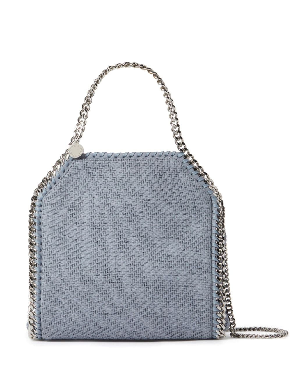 Stella McCartney Mini Falabella Shopper mit Webmuster - Blau von Stella McCartney