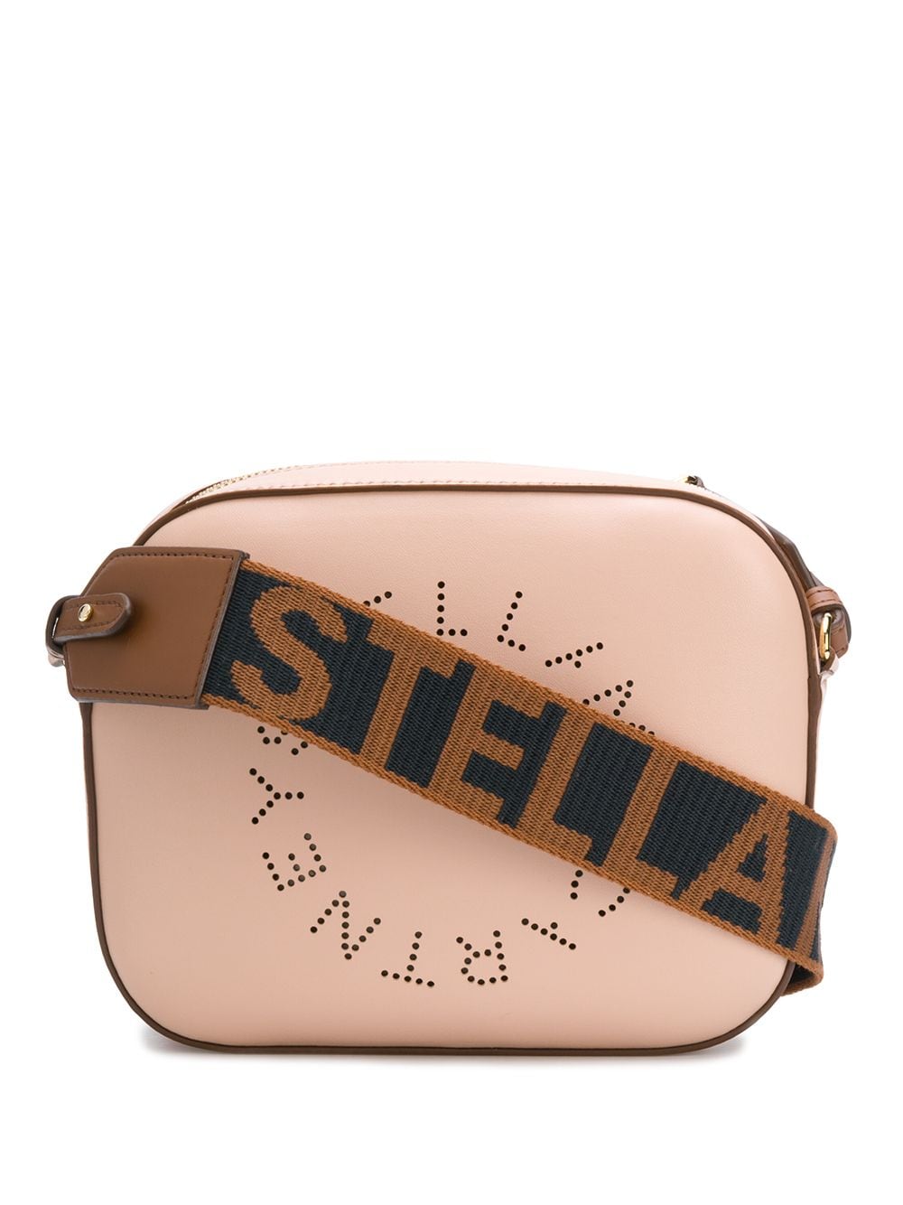 Stella McCartney Mini Schultertasche mit Stella-Logo - Rosa von Stella McCartney