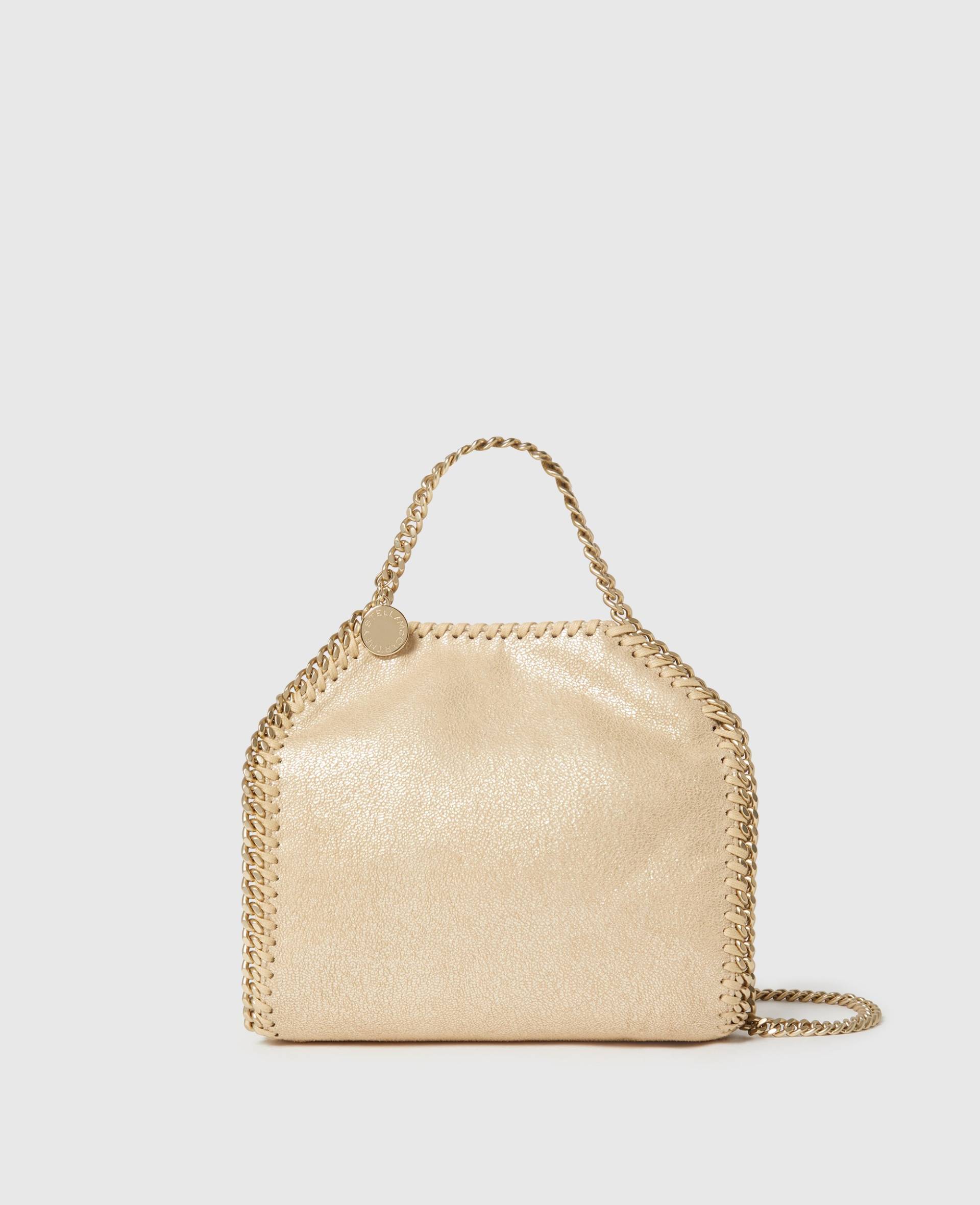Stella McCartney - Mini Tote Bag Falabella, Frau, Goldfarben von Stella McCartney