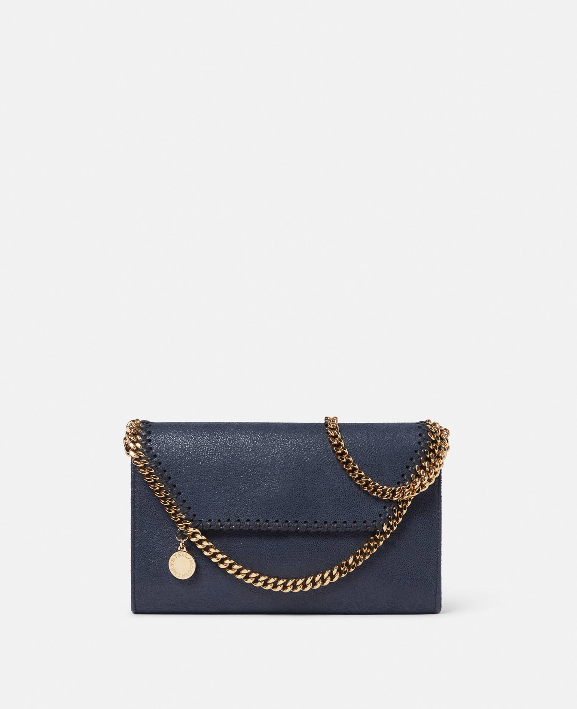 Stella McCartney - Falabella Portemonnaie zum Umhängen, Frau, Indigo Moon von Stella McCartney