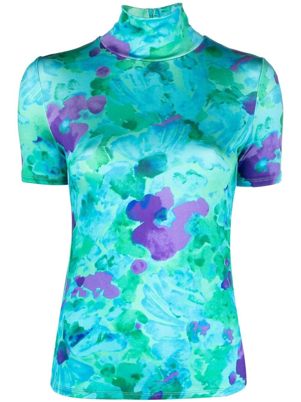 Stella McCartney Oberteil mit Blumen-Print - Blau von Stella McCartney