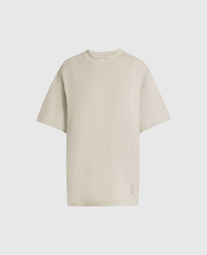 Stella McCartney - Oversize-T-Shirt mit Logo, Frau, Grau, Größe: M von Stella McCartney