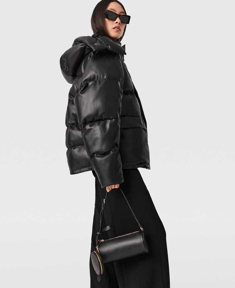 Stella McCartney - Padded Vegan Puffer Coat, Frau, Black, Größe: 36 von Stella McCartney