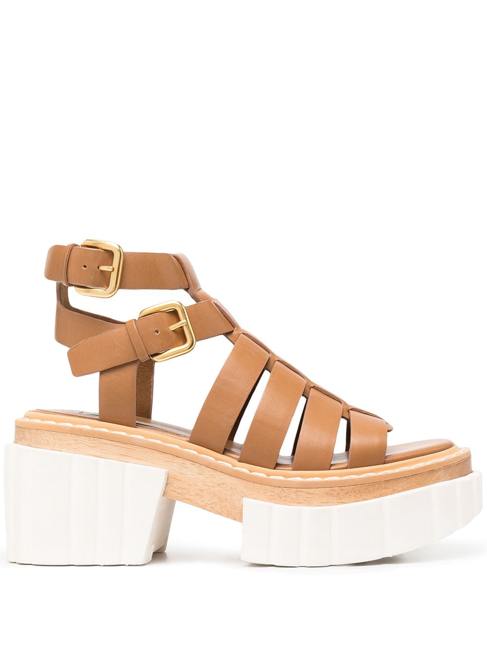 Stella McCartney Plateau-Sandalen - Braun von Stella McCartney