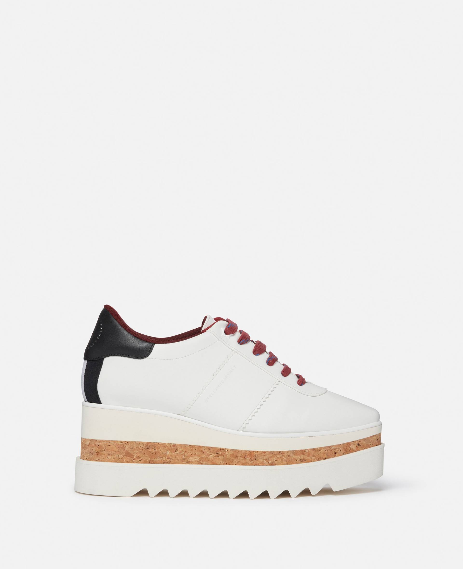 Stella McCartney - Plateau Turnschuhe Sneak Elyse, Frau, Reines Weiß, Größe: 41 Stella McCartney - Plateau Turnschuhe Sneak Elyse, Frau, Reines Weiß, Größe: 41 von Stella McCartney